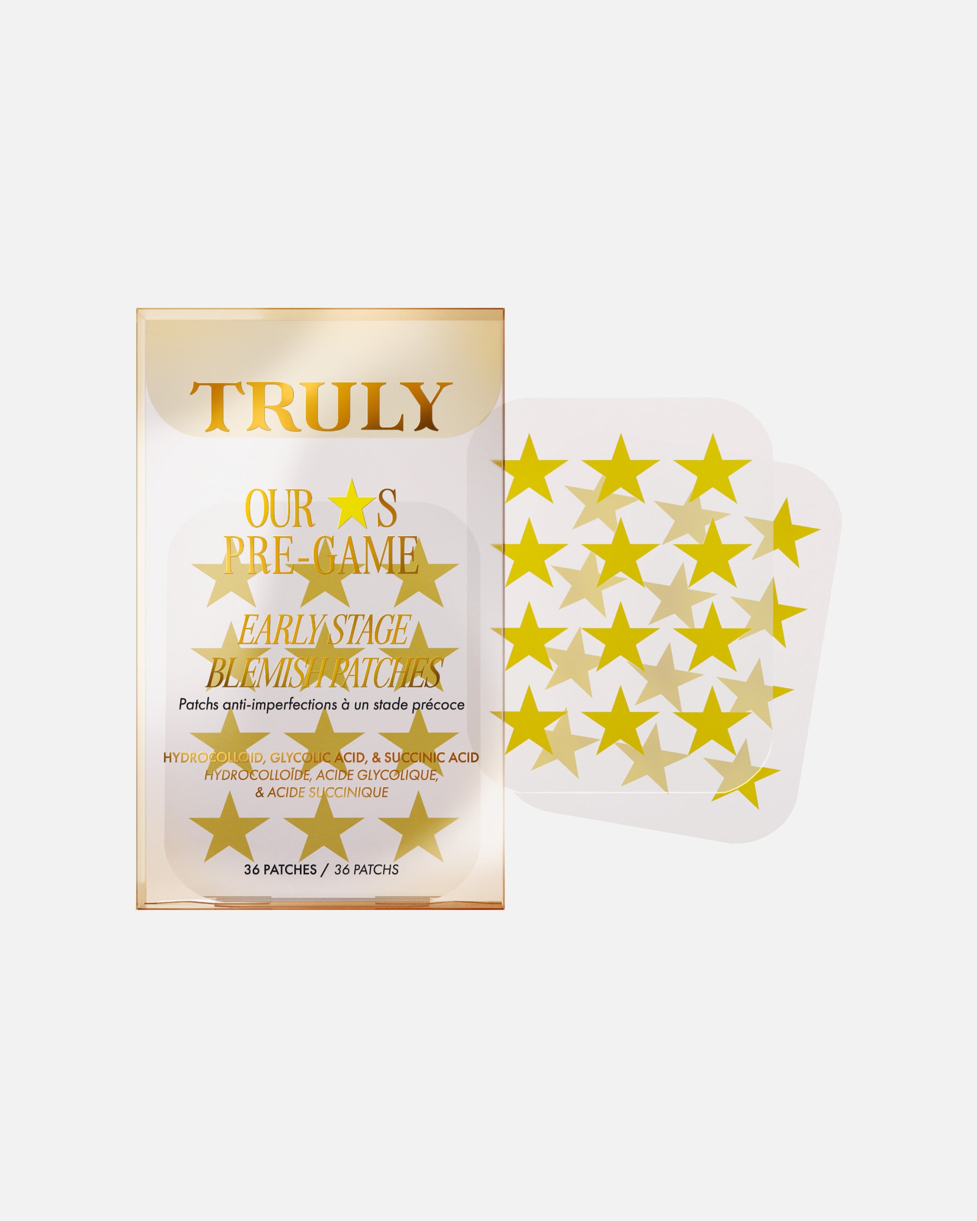 Pansements pour Unisexe Truly Beauty Default Brand Line Patchs anti-imperfections d'avant-match de nos stars 36 pièces