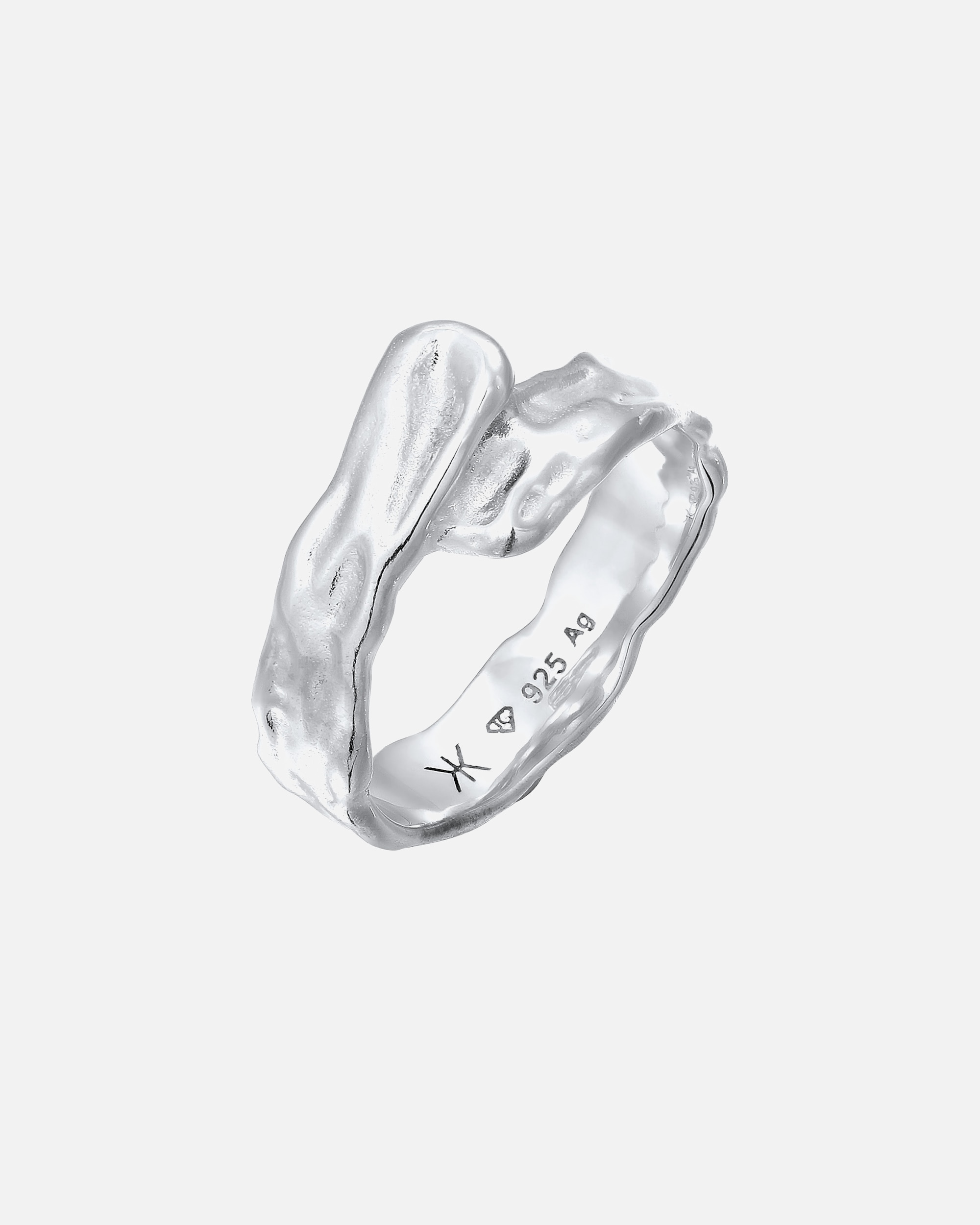Bague pour Homme KUZZOI Bague argent 925 Sterling Silver 60