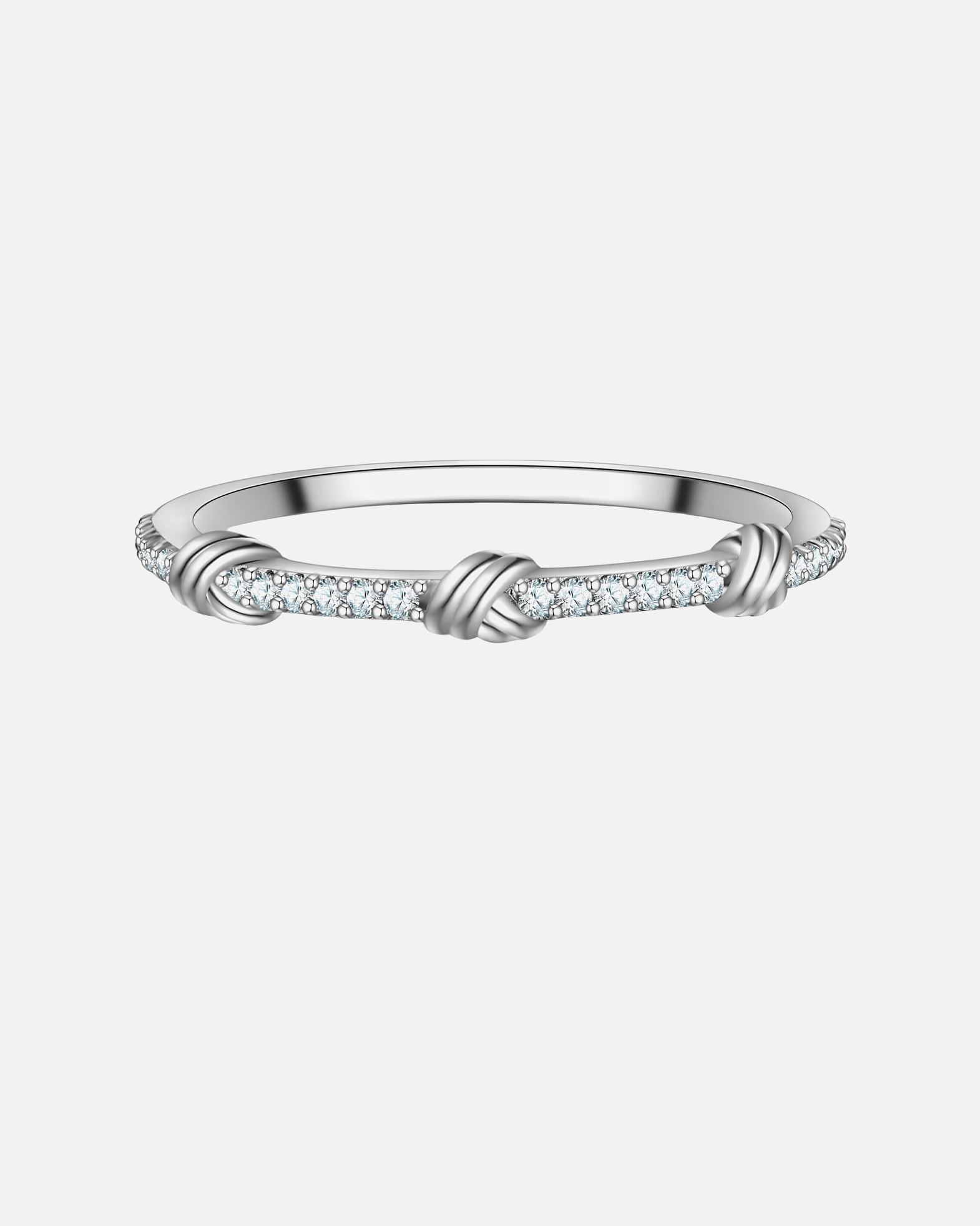 Bague pour Femme Glanzstücke München Bague en Argent Sterling en argent avec Zirconium 48