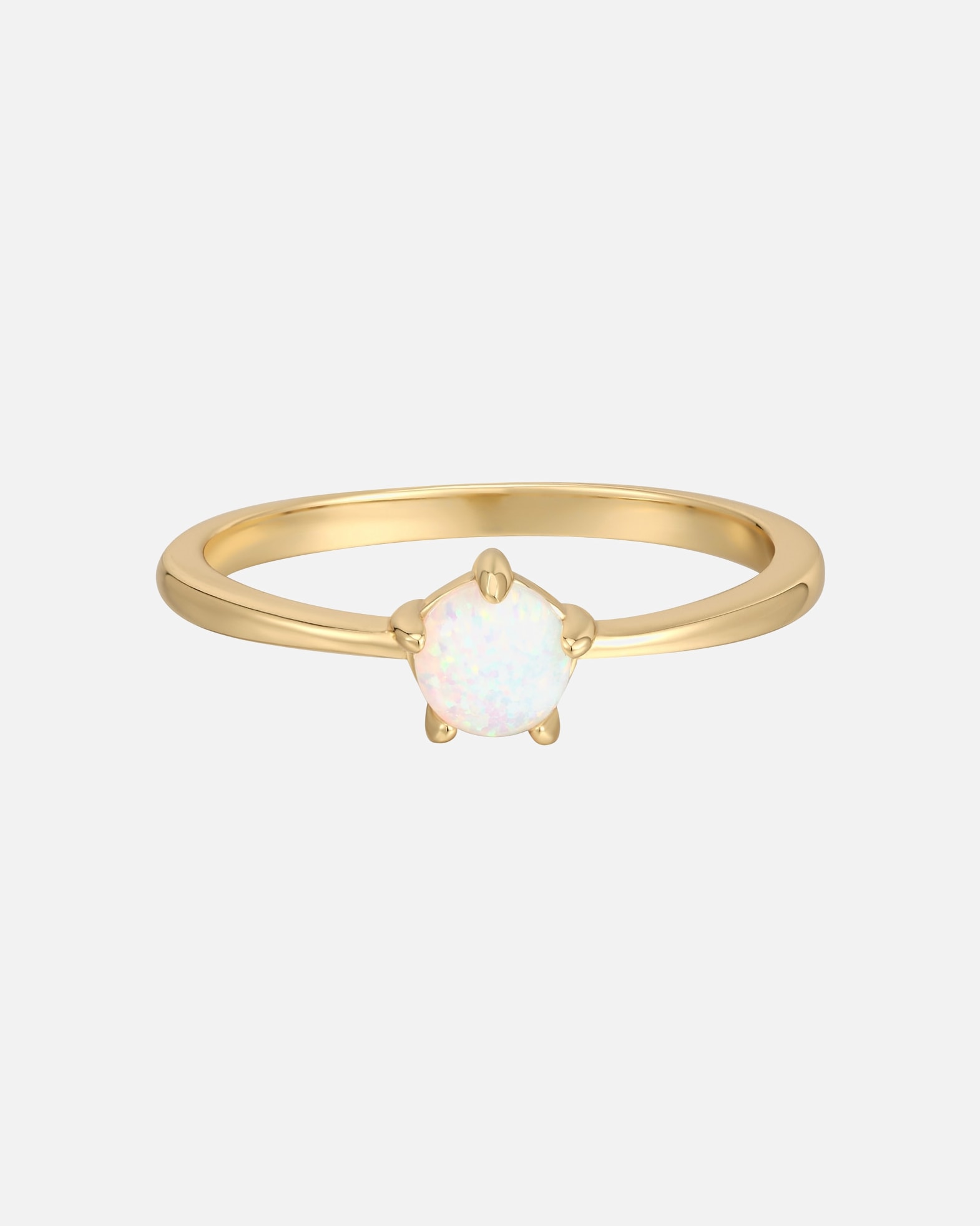 Bague pour Femme Rafaela Donata Bague en Argent sterling en Or jaune 54