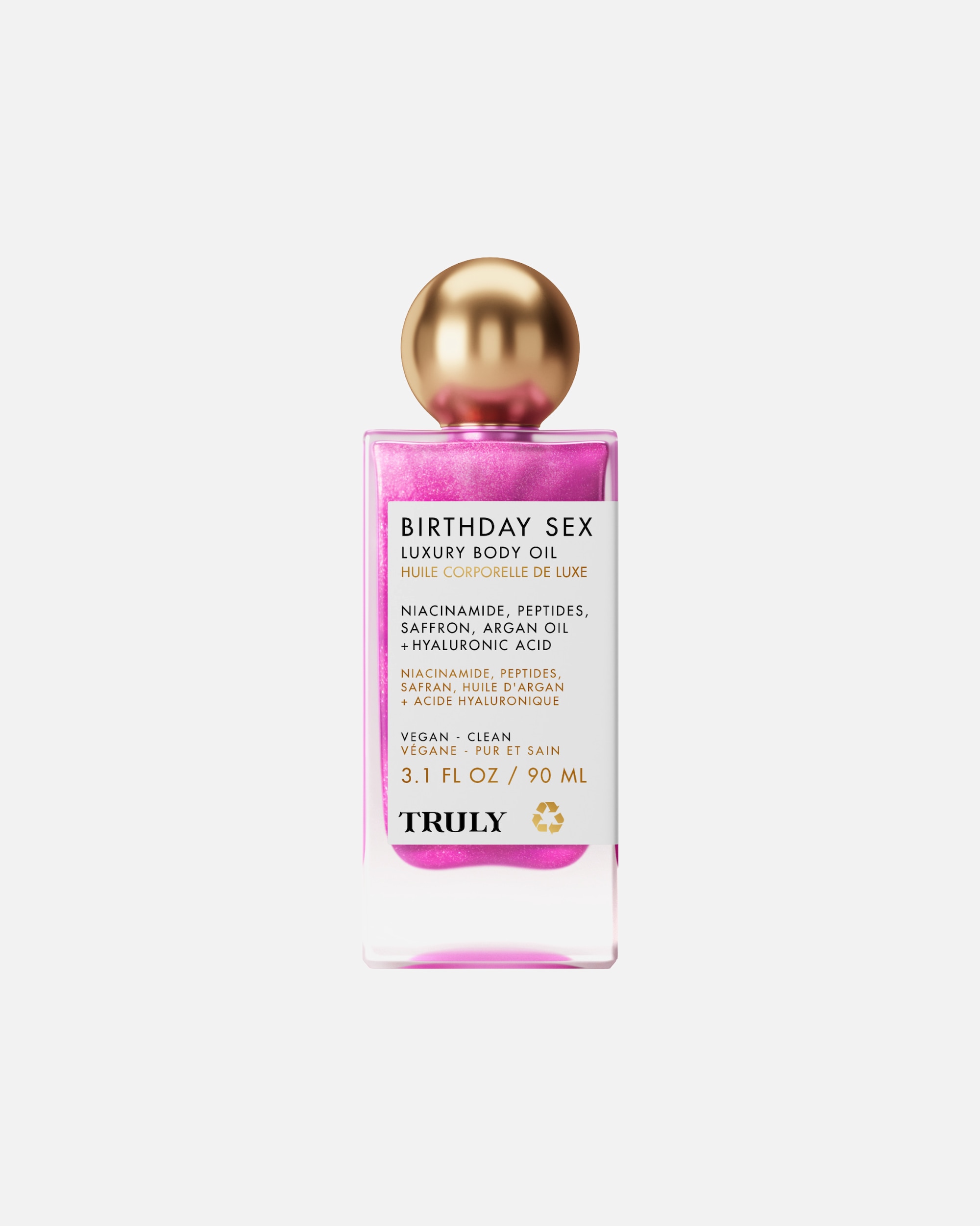 Huile pour le corps pour Unisexe Truly Beauty Default Brand Line Huile corporelle pour anniversaire 90 ml