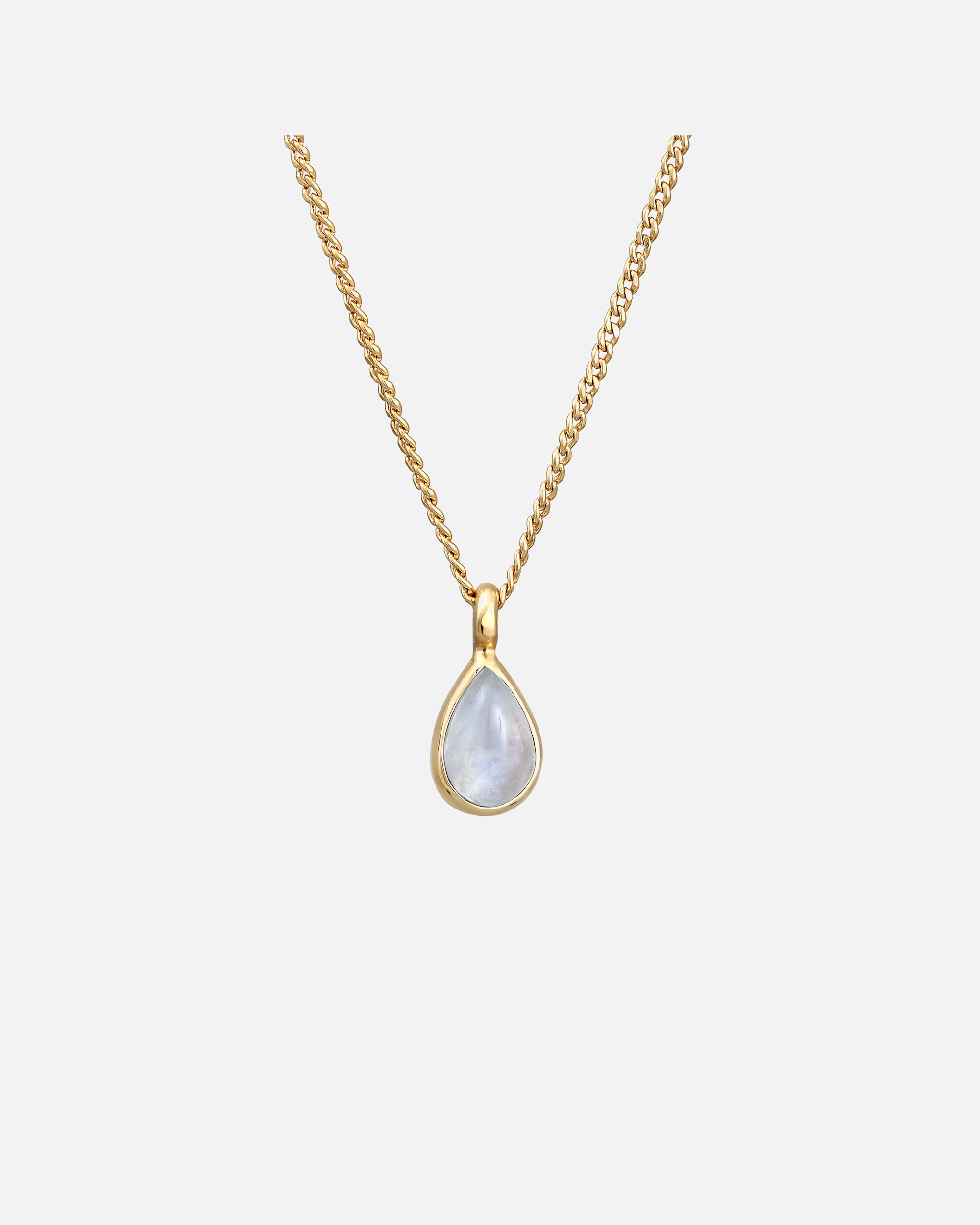 Collier pour Femme Elli PREMIUM Elli PREMIUM Collier Femmes Goutte pendentif élégant avec pierre de lune en argent sterling 925 goldfarben
