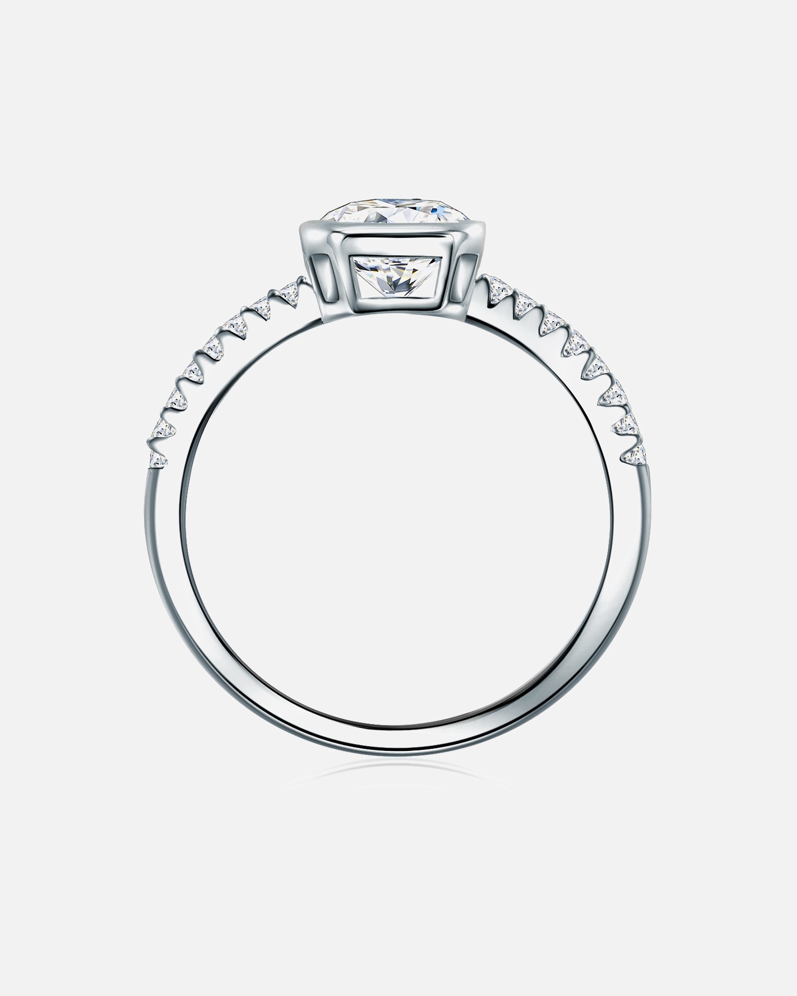 Bague pour Femme Trilani Bague en argent Argent sterling Oxyde de zirconium (CZ) en Argent 56