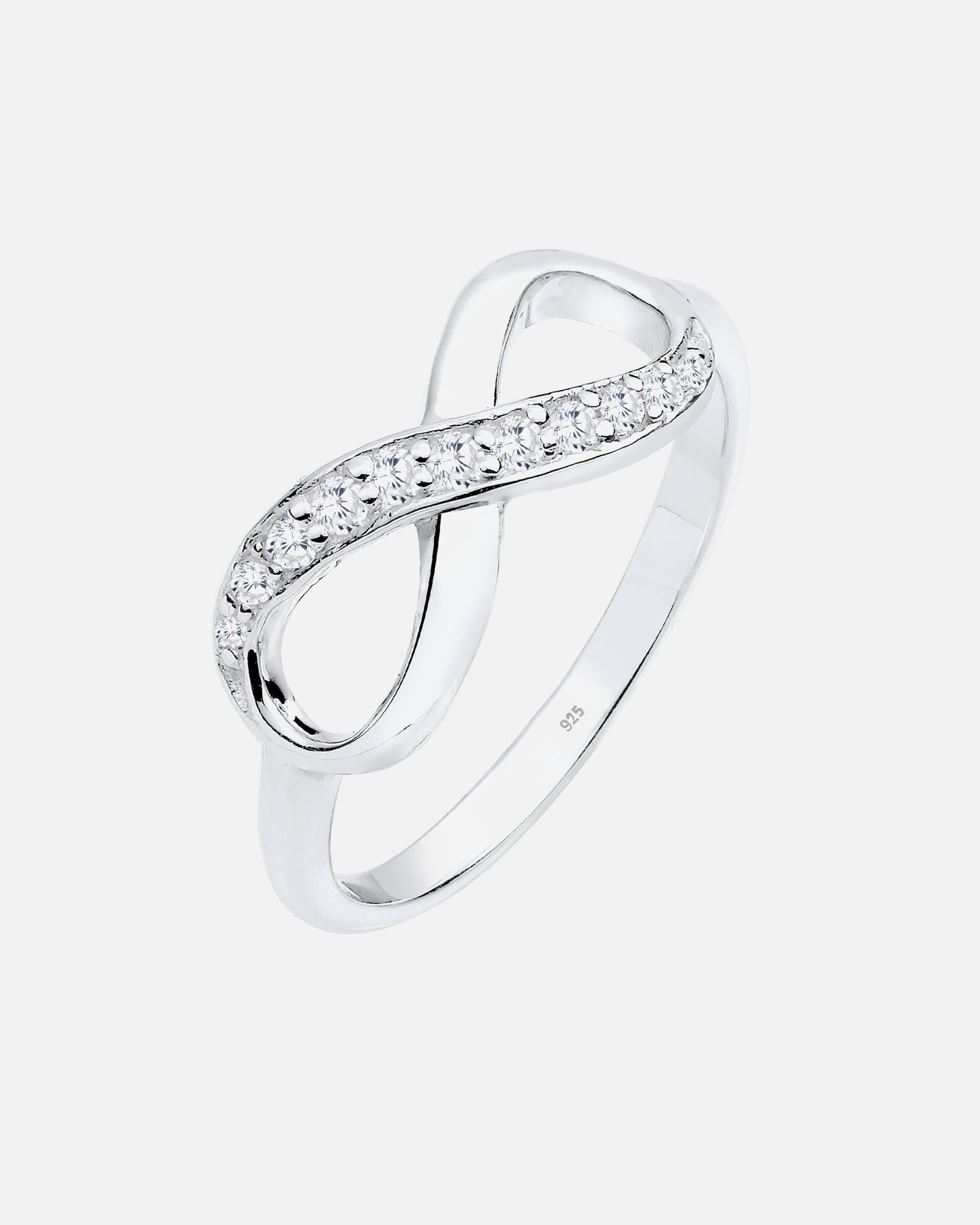 Bague pour Femme Elli Infinity Eye Catcher Brillant Zirconia Argent 925 58