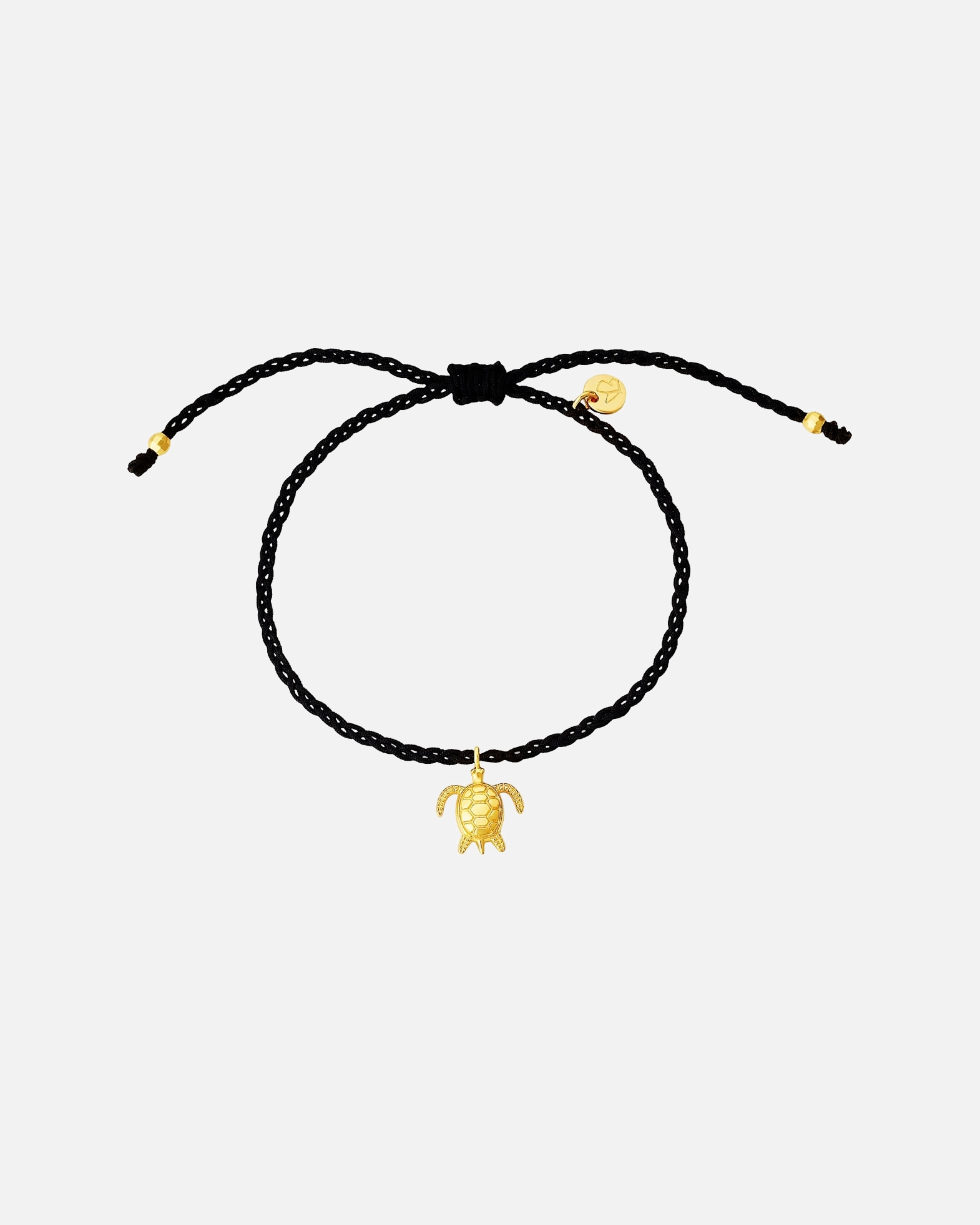 Bracelet pour Femme Glanzstücke München Bracelet Tortue en argent sterling en or jaune Réglable 16,0 - 22,0 cm