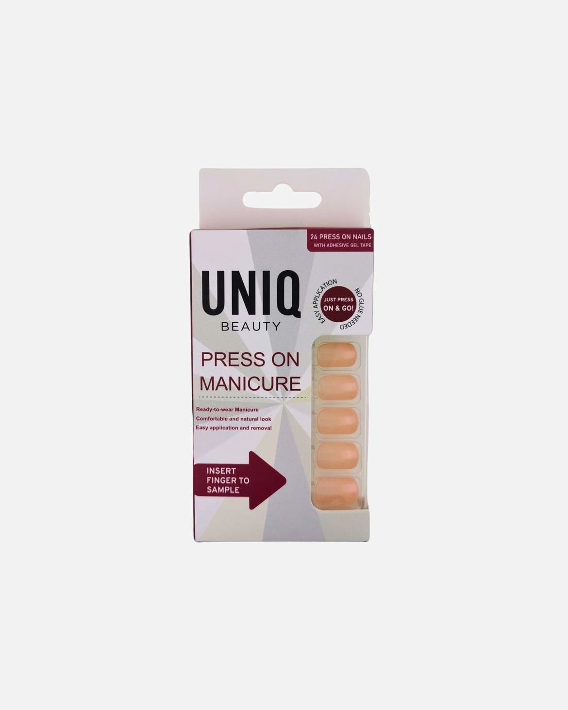 Faux ongles pour Unisexe UNIQ Click On / Press On Manucure Ongles 24 Pièce