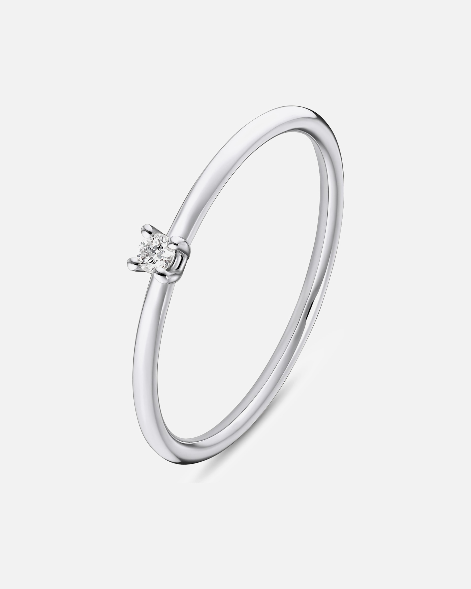 Bague pour Femme CHRIST Bagues or blanc 56