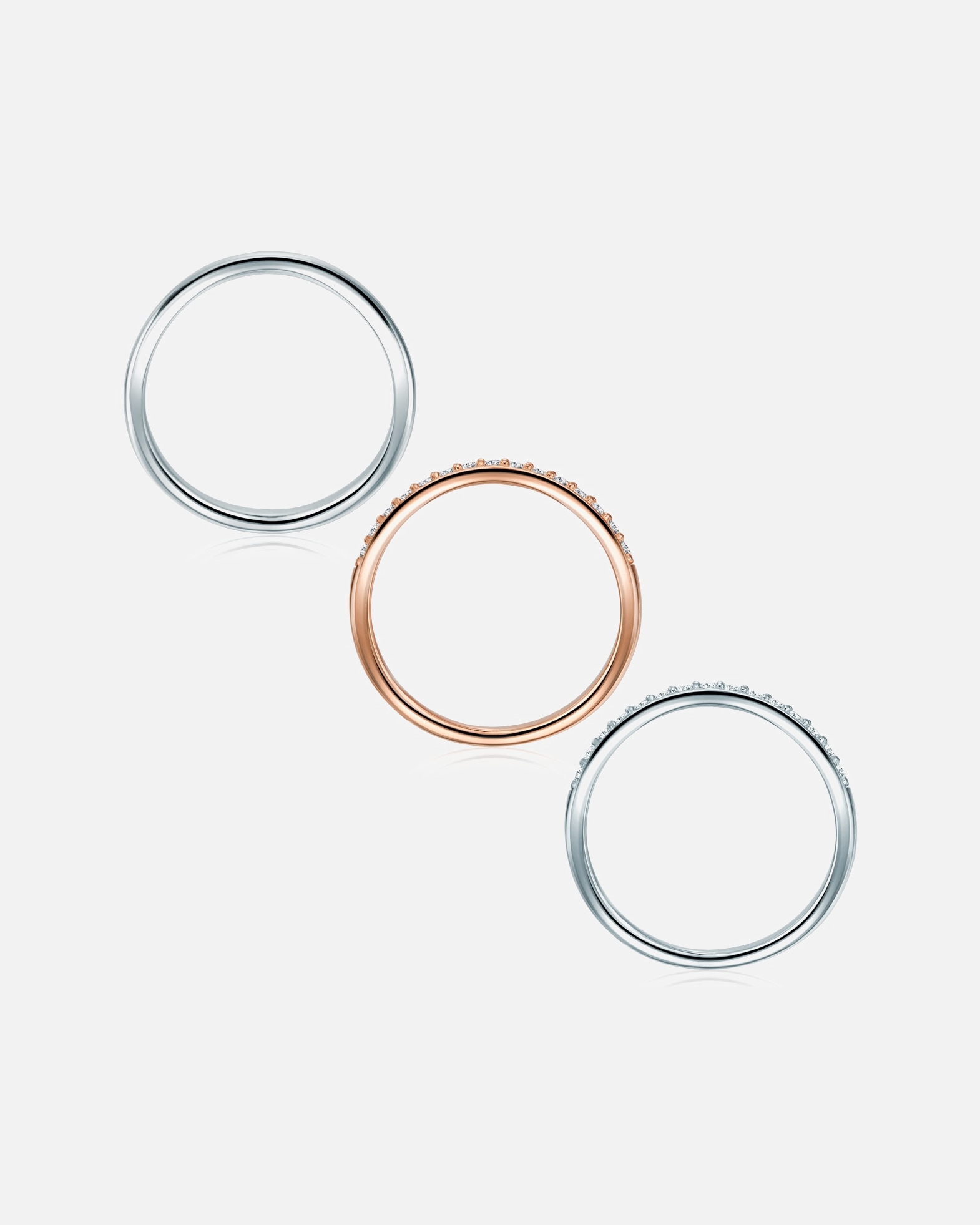 Bague pour Femme Rafaela Donata Bague en argent Argent sterling Oxyde de zirconium (CZ) en Argent 58