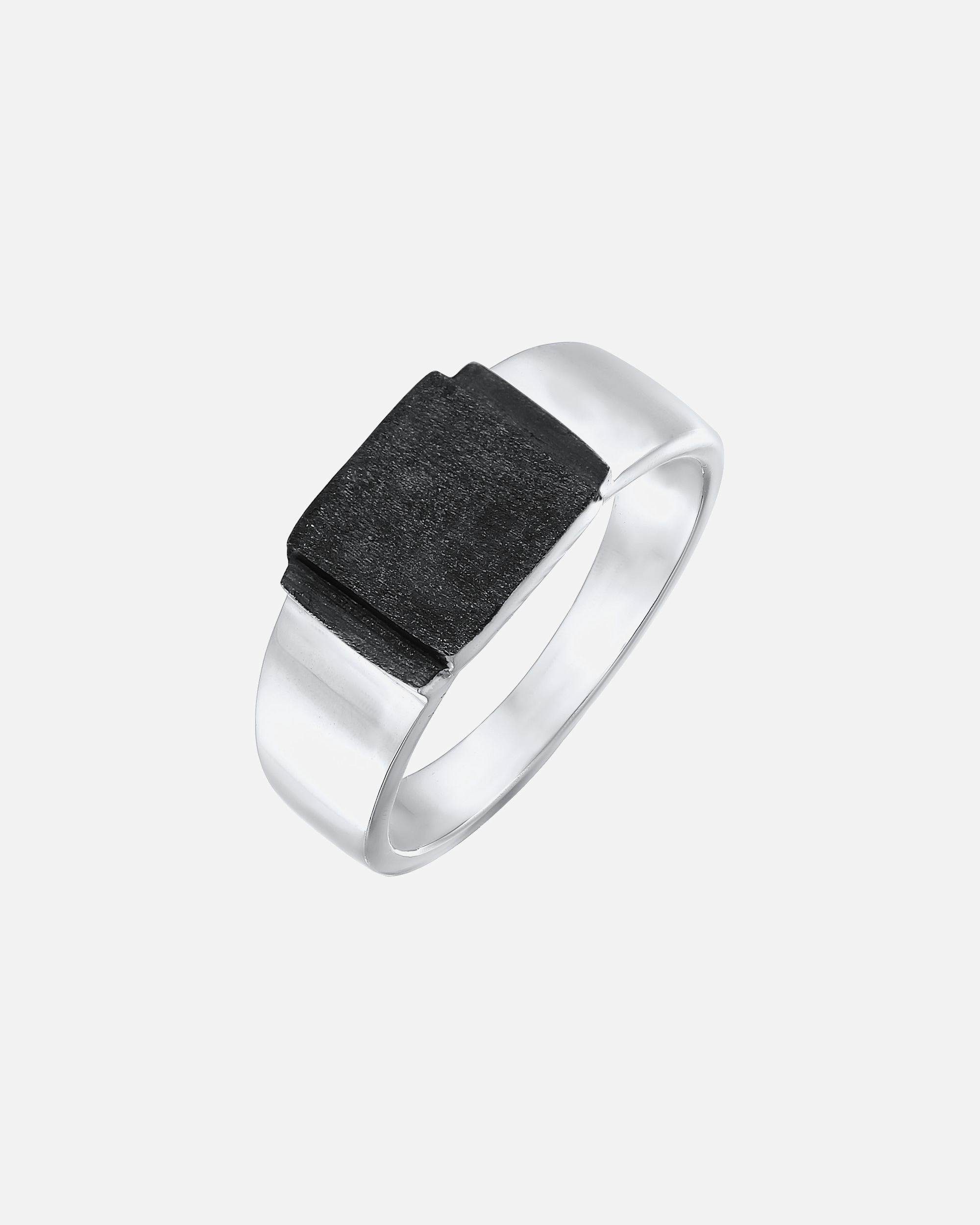 Bague pour Homme KUZZOI Herren Siegelring Oxidiert 925 Silber 60