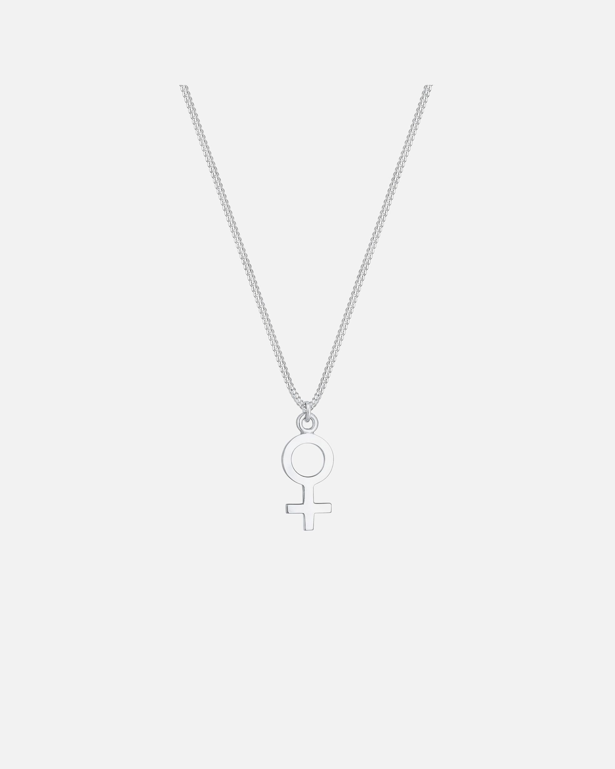 Collier pour Femme Elli Venus Pendentif Feminin Symbole Basic Minimal Collier Femme - (925/1000) Argent silberfarben