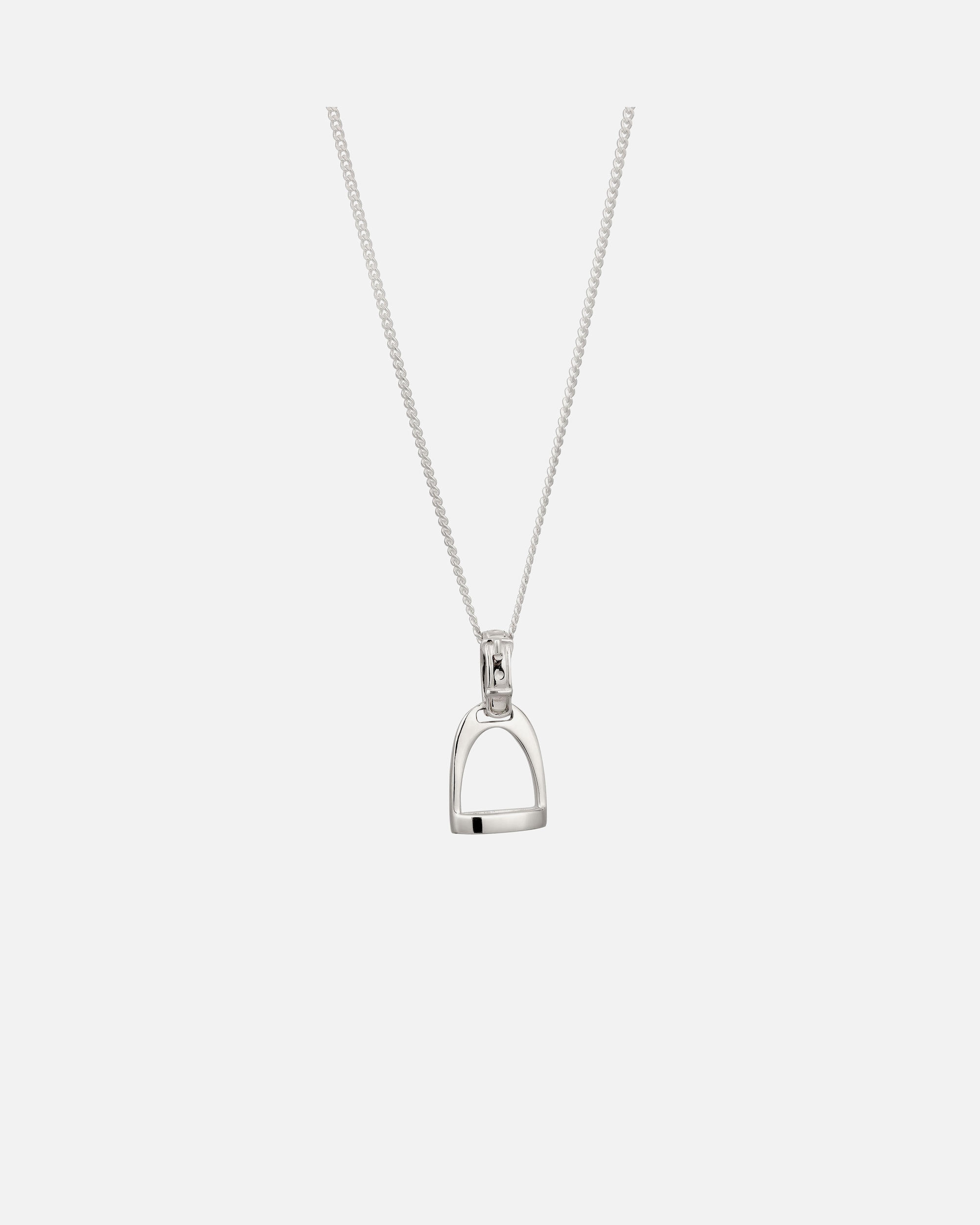 Collier pour Homme KUZZOI Collier long étrier 925 Sterling Silver 60