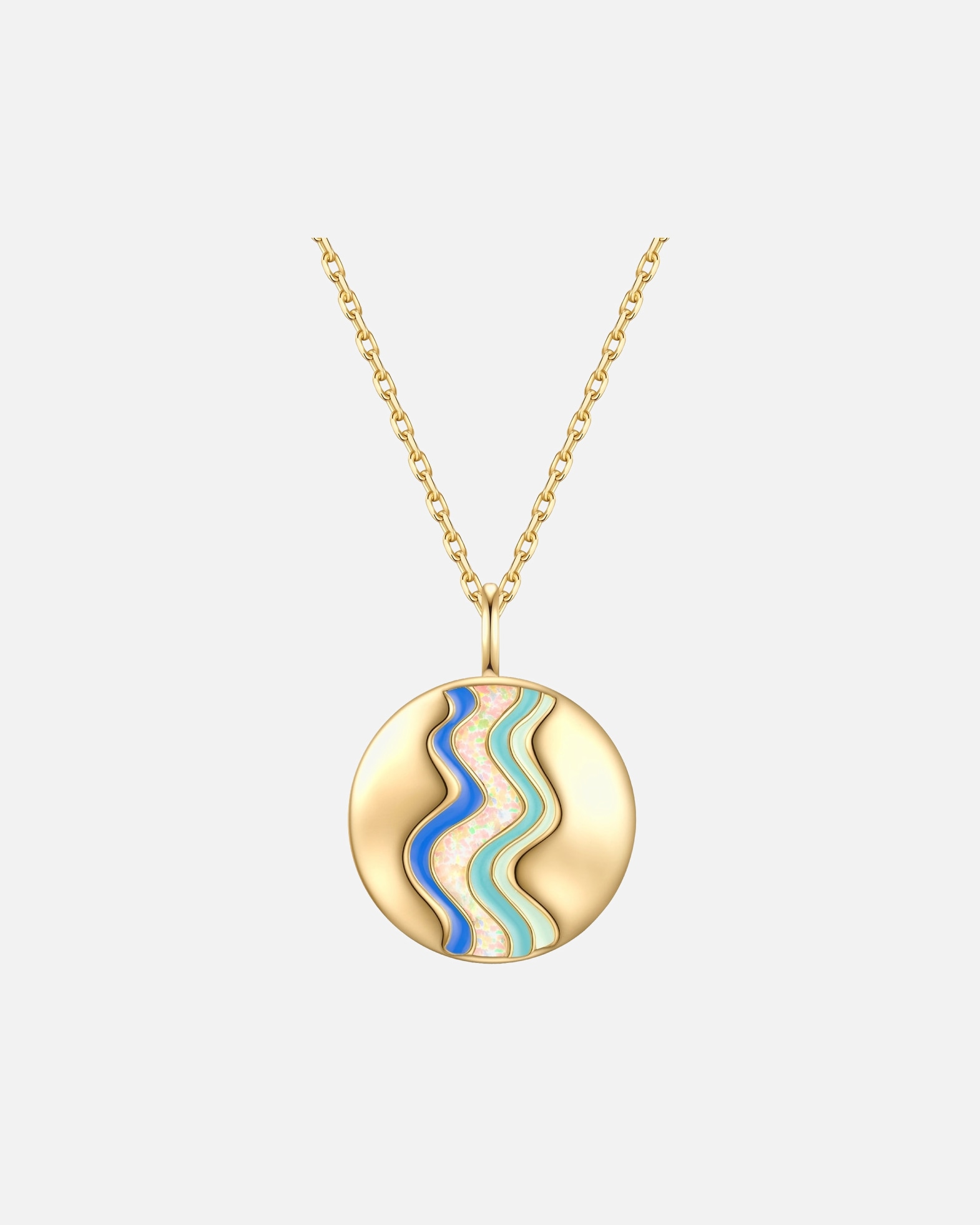 Collier pour Femme Glanzstücke München Chaîne en Argent sterling en Or jaune 40,0 cm Basiskette + 5,0 cm Verlängerung