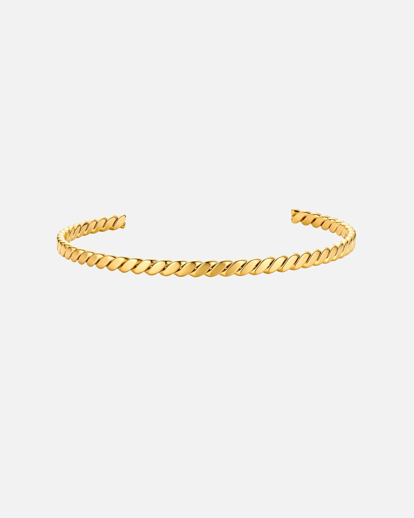 Bracelet pour Femme Glanzstücke München Bracelet en Acier Inoxydable en Or Jaune 17,0 cm, réglable de manière flexible
