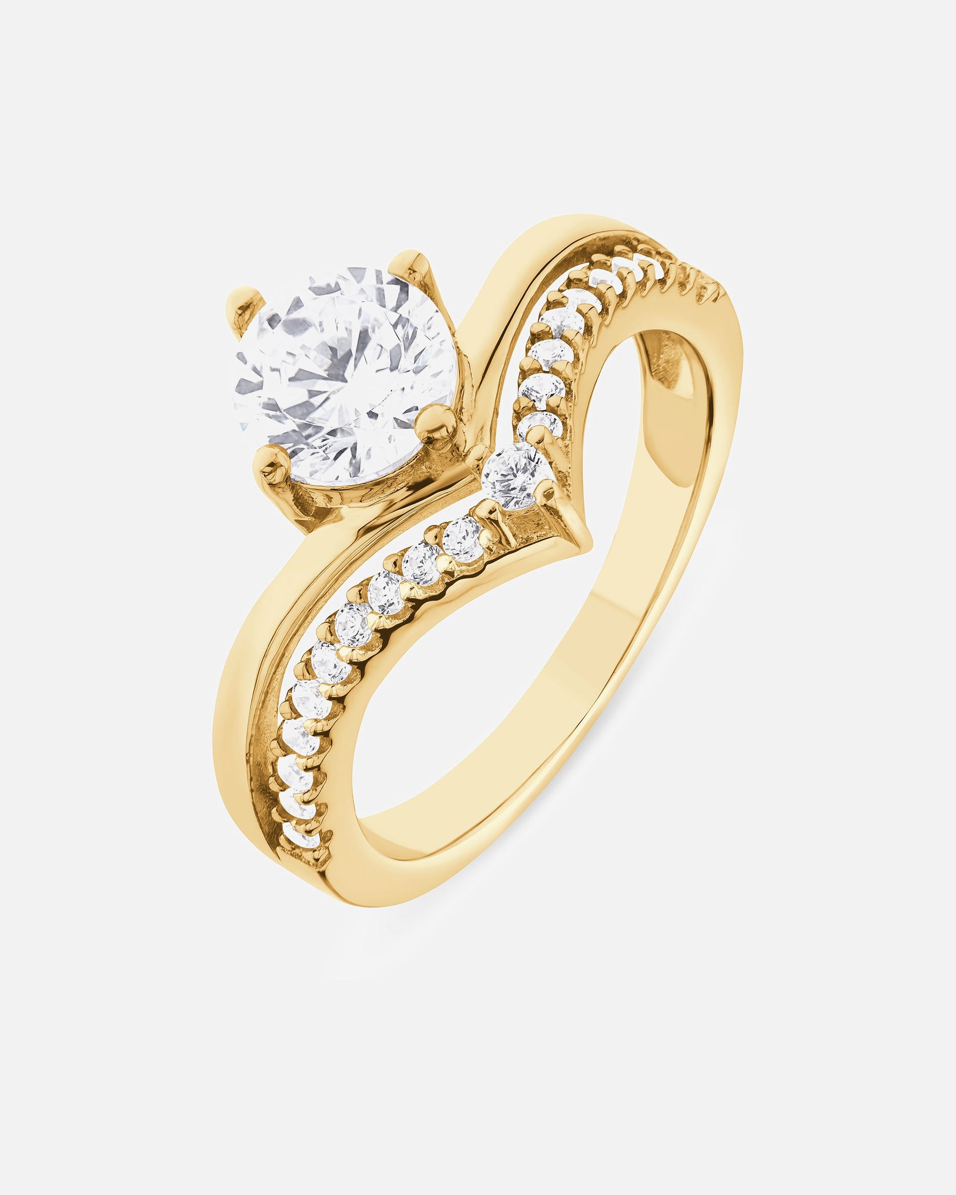 Bague pour Femme FAVS Bagues or jaune 54