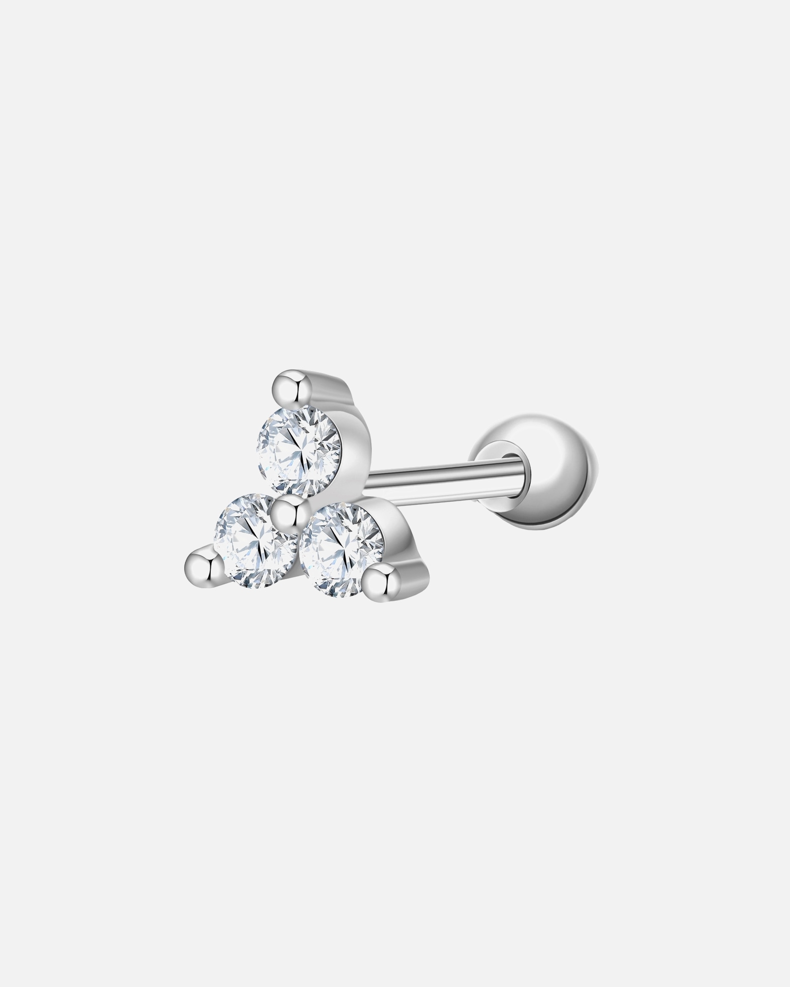 Boucles d'oreilles pour Femme Glanzstücke München Boucles d´oreilles en Argent sterling en Argent 4,9 mm