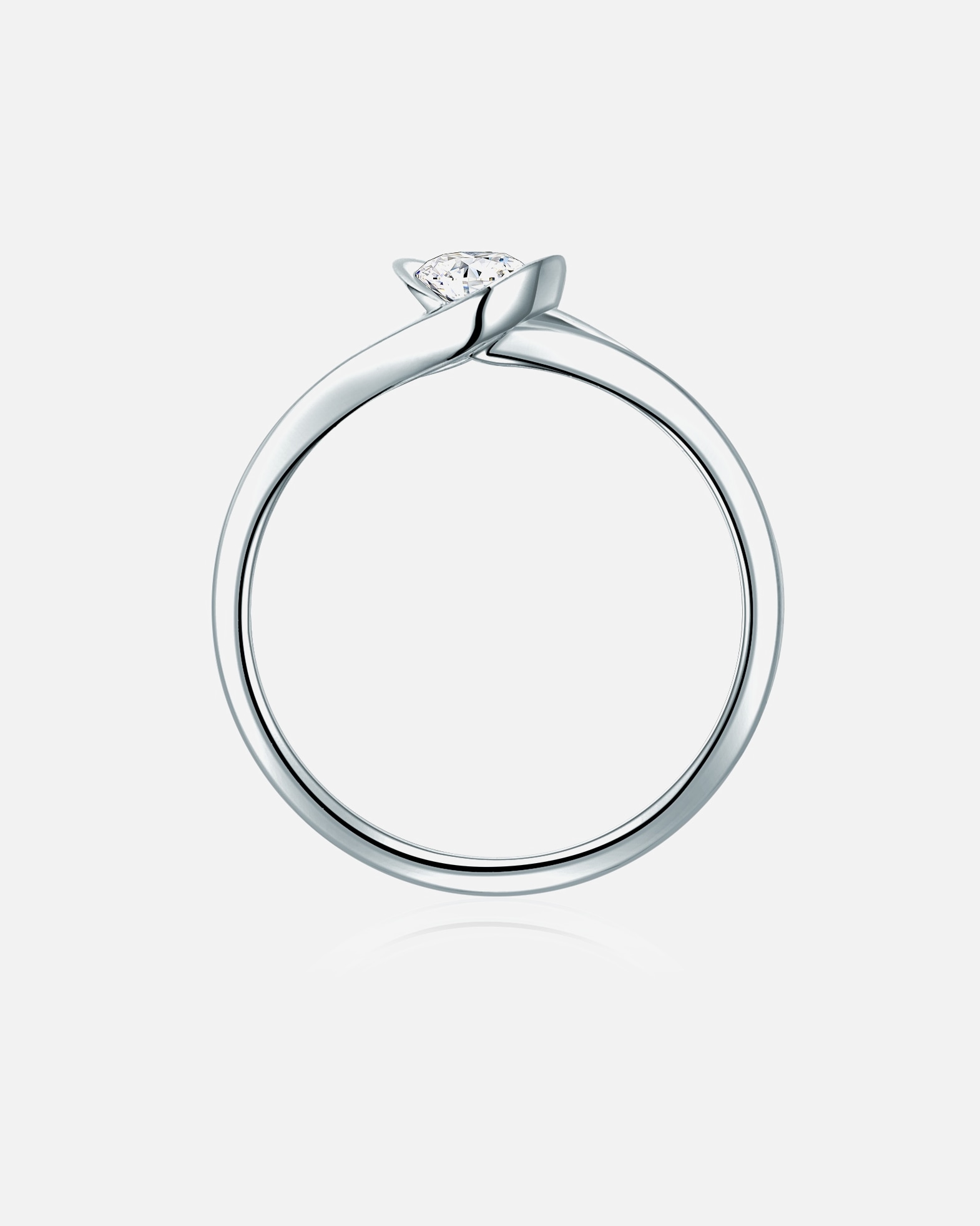 Bague pour Femme Trilani Bague en argent Argent sterling Oxyde de zirconium (CZ) en Argent 50