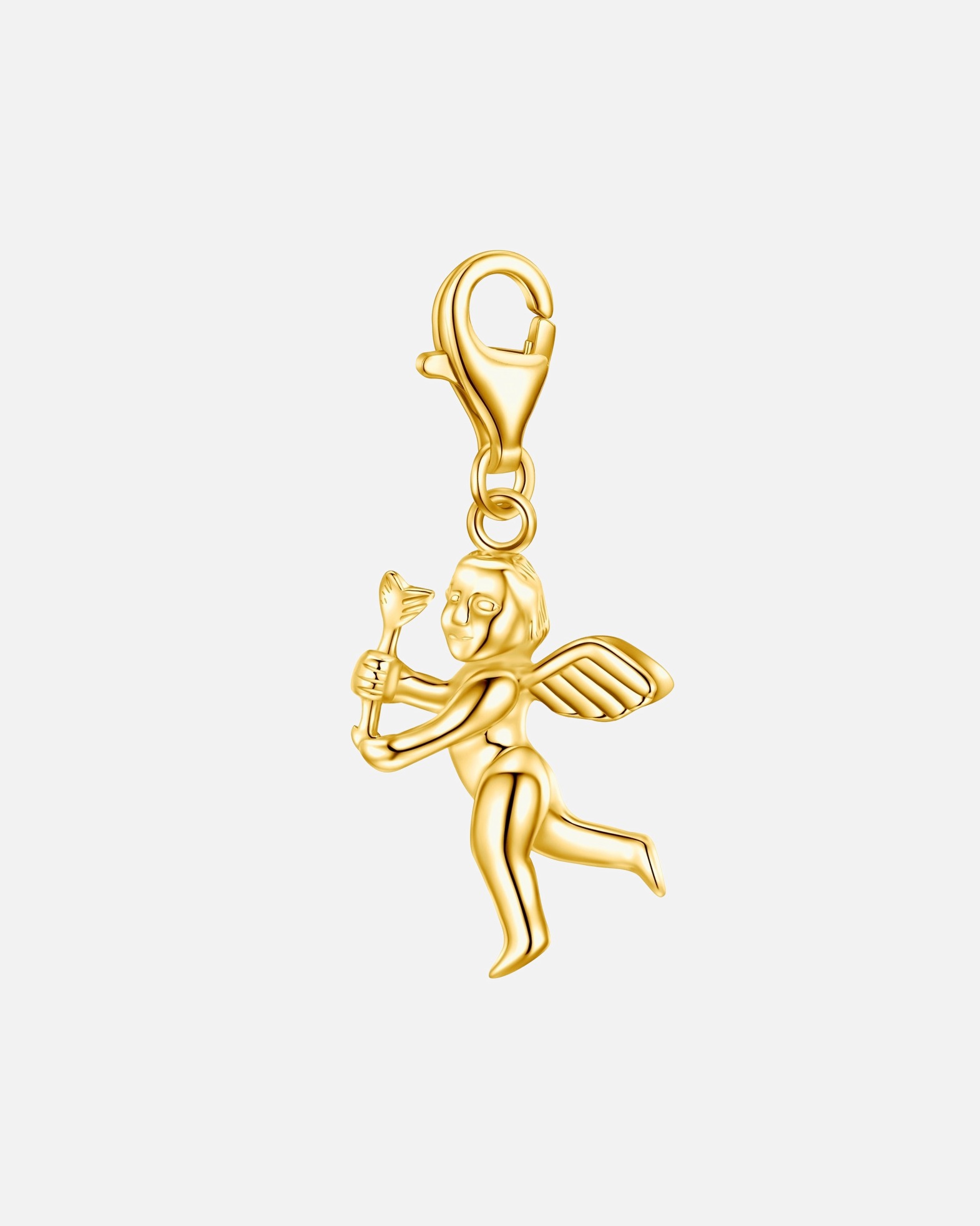 Pendentif pour Femme Rafaela Donata Breloque fantaisie Ange en Argent sterling en Or jaune 19,2 mm