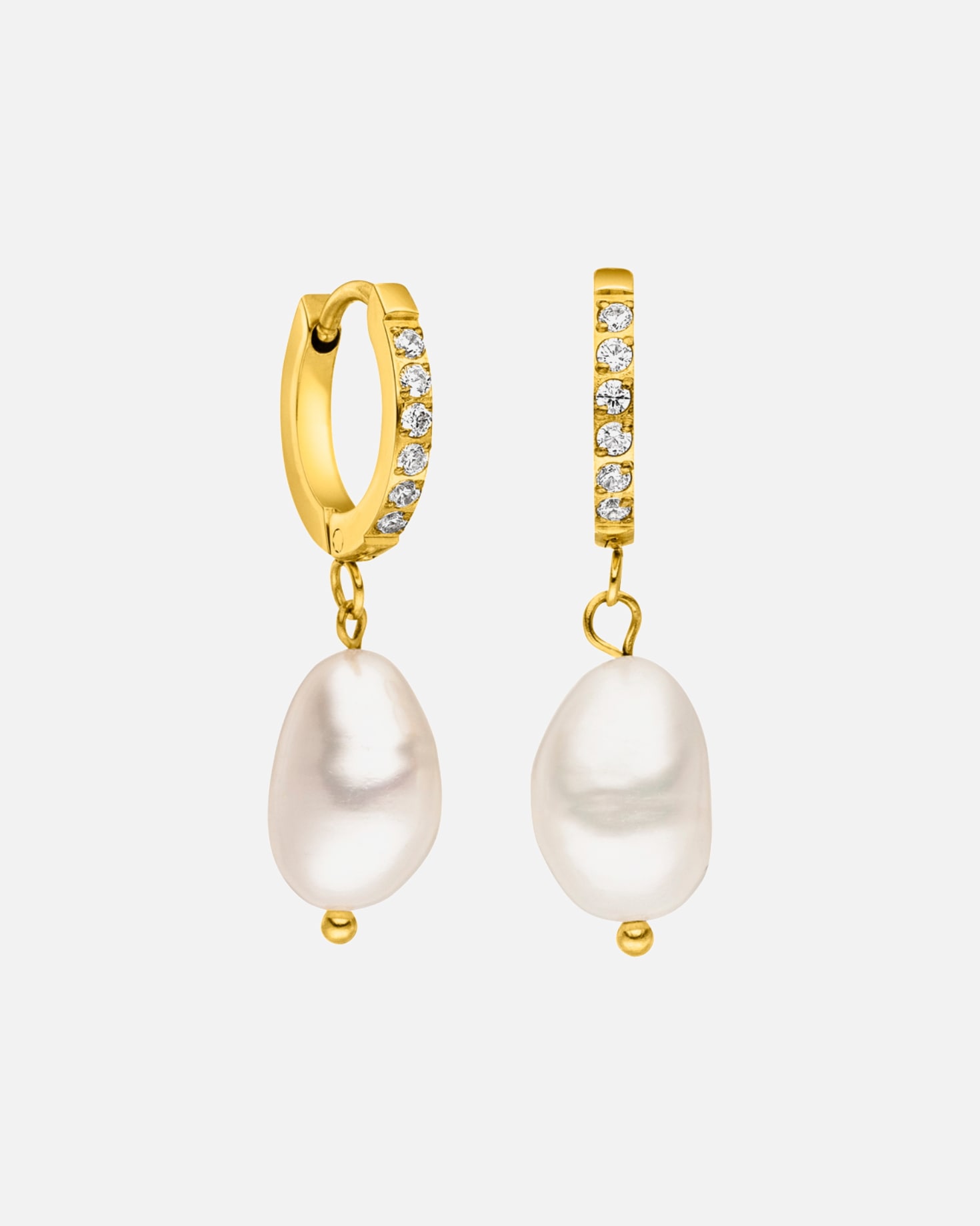 Boucles d'oreilles pour Femme Purelei Malahi Boucles D'Oreilles 100% acier inoxydable Or