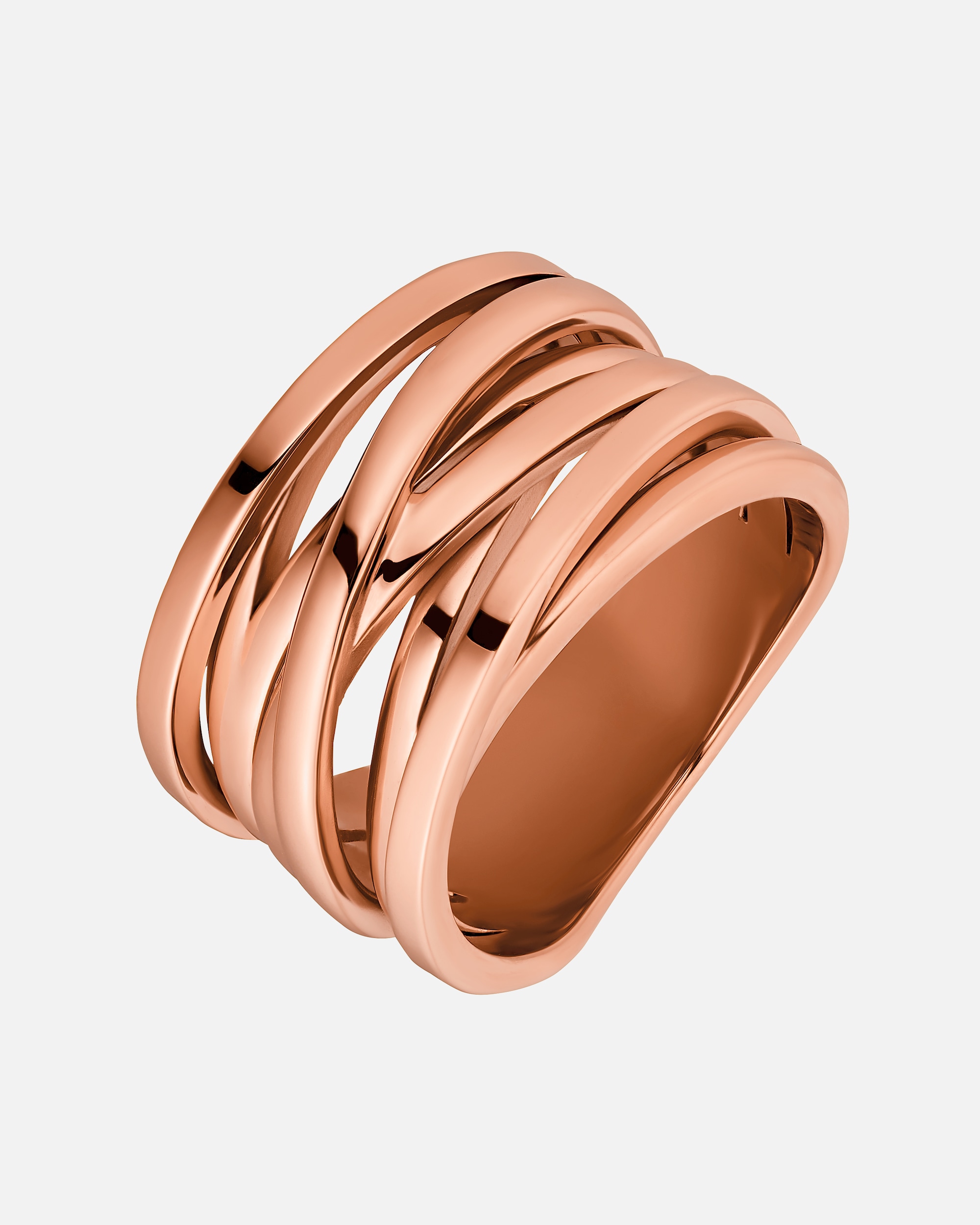 Bague pour Femme Heideman Bague Serpi couleur or rose 50 (15.9)