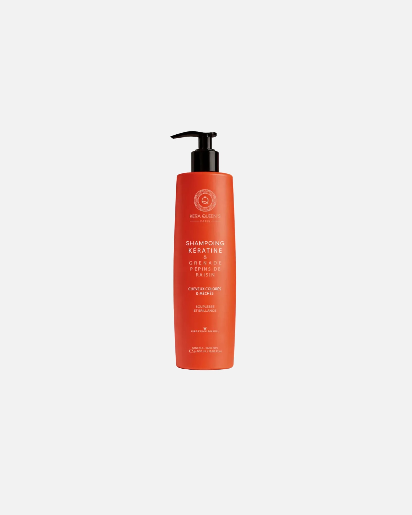 Shampooing pour Unisexe Kera Queen's Default Brand Line Shampoing Rituel Grenade et Pépins de Raisin Shampoing Rituel Grenade et Pépins de Raisin - 500 ml