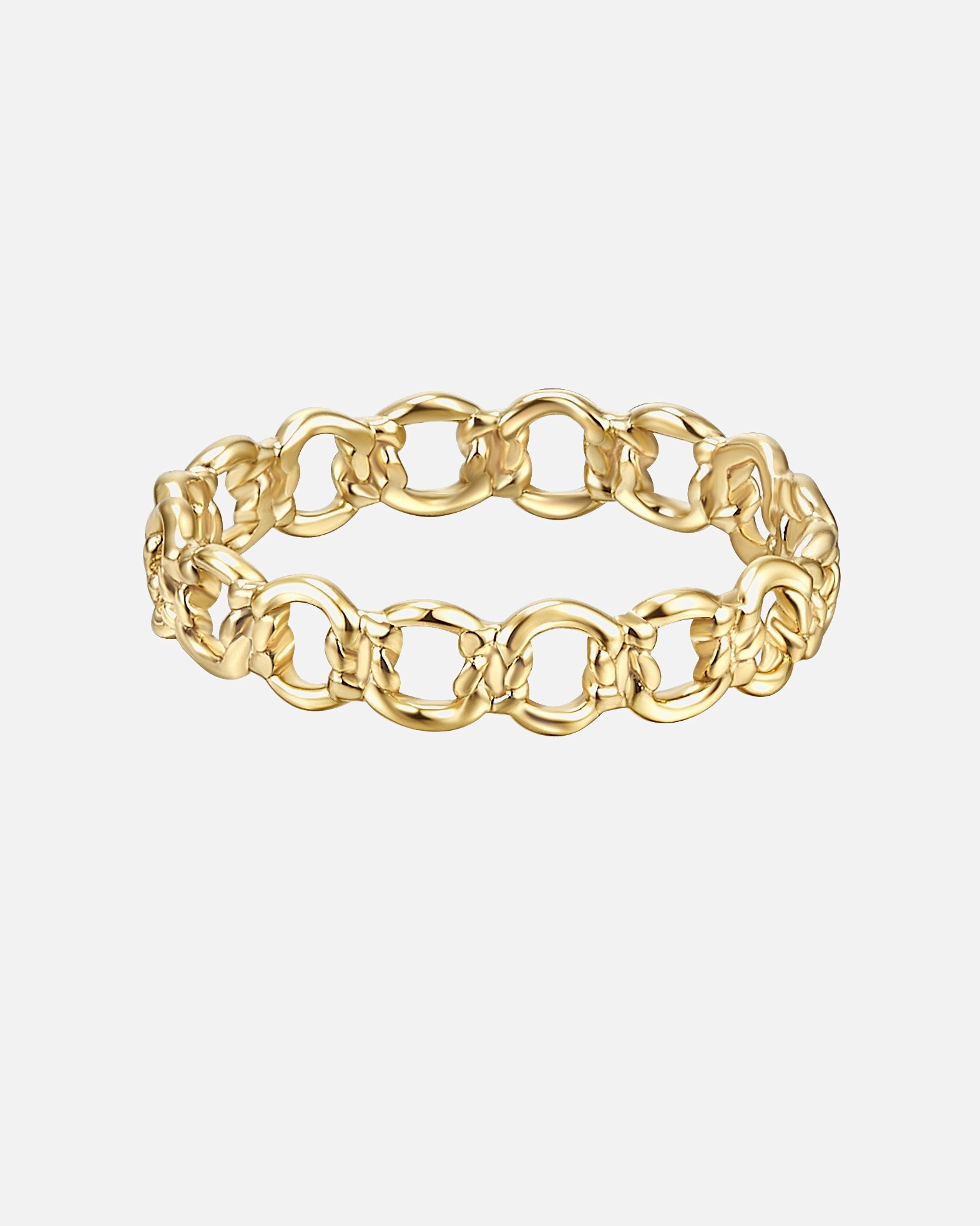 Bague pour Femme Glanzstücke München Bague en argent Argent sterling en Or jaune 50