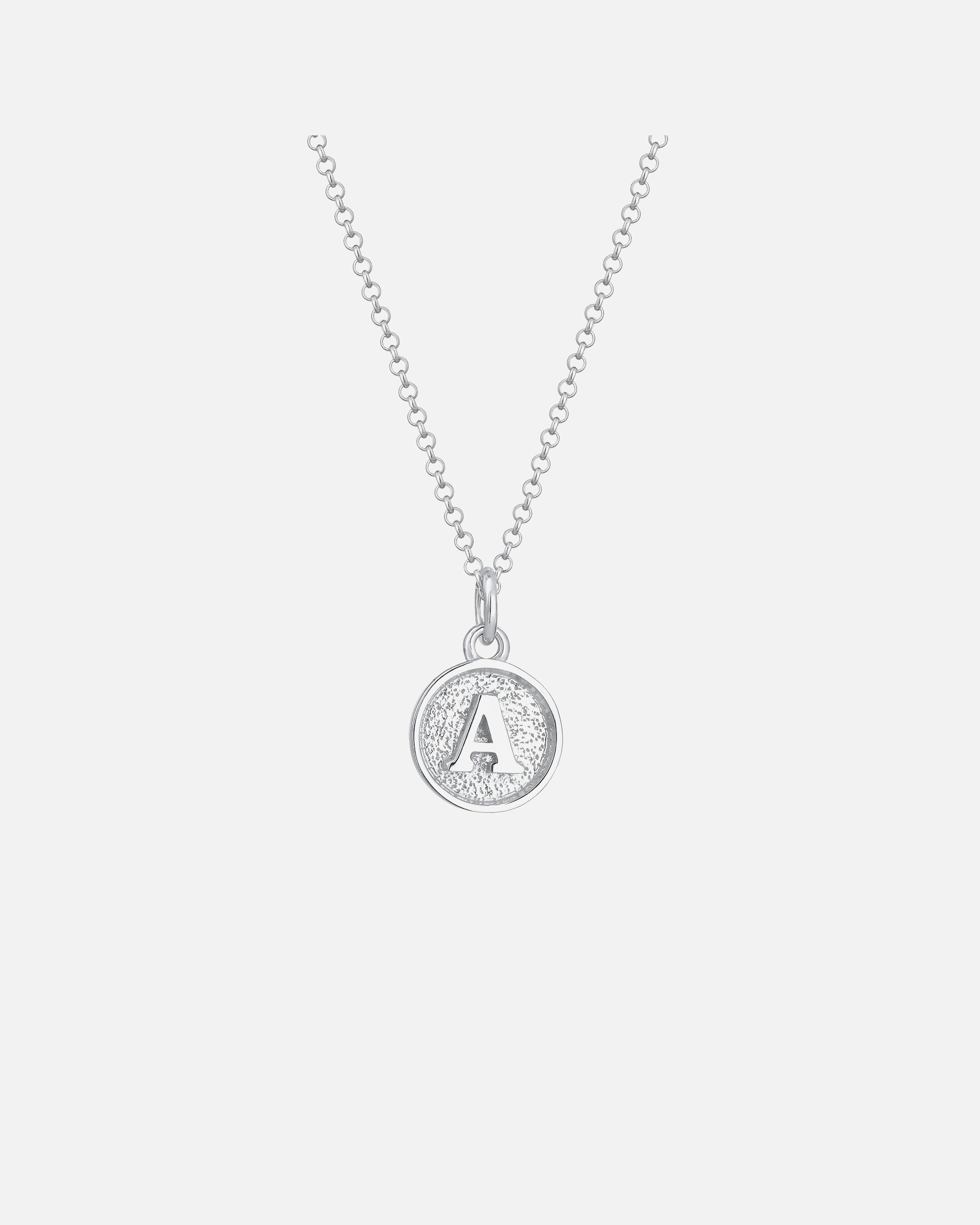 Collier pour Femme Elli Lettre A Pendentif Basic Collier Femme - (925/1000) Argent silberfarben