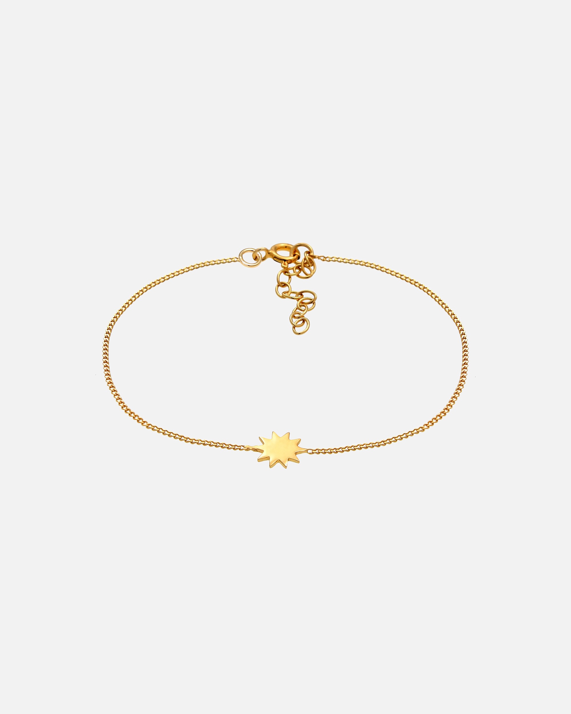 Bracelet pour Femme Elli Soleil Été Filigrane Basic Trend Bracelet Femme - (925/1000) Argent goldfarben