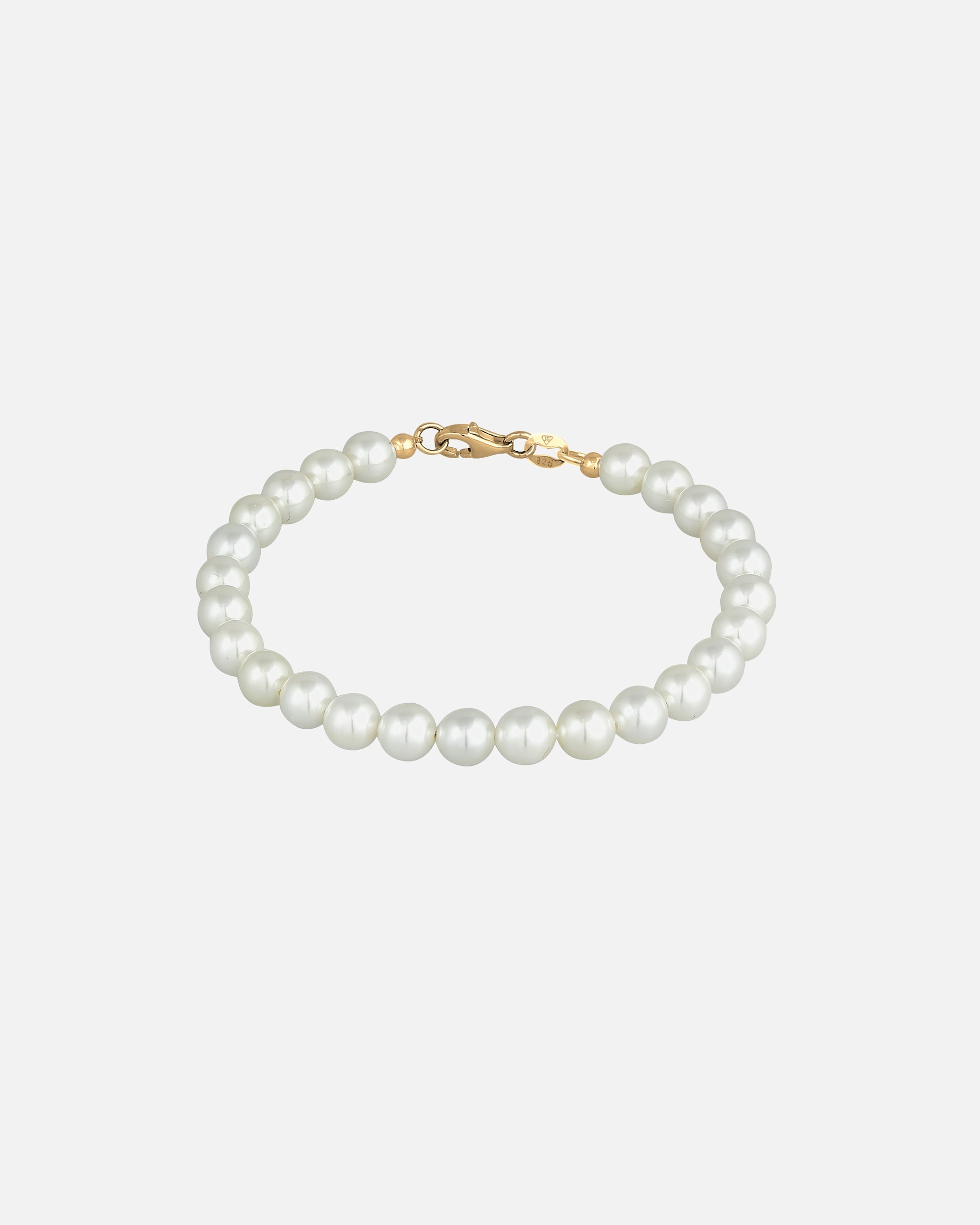 Bracelet pour Femme Elli Femmes Classique avec Perles de Coquillage en Argent Sterling 925 21