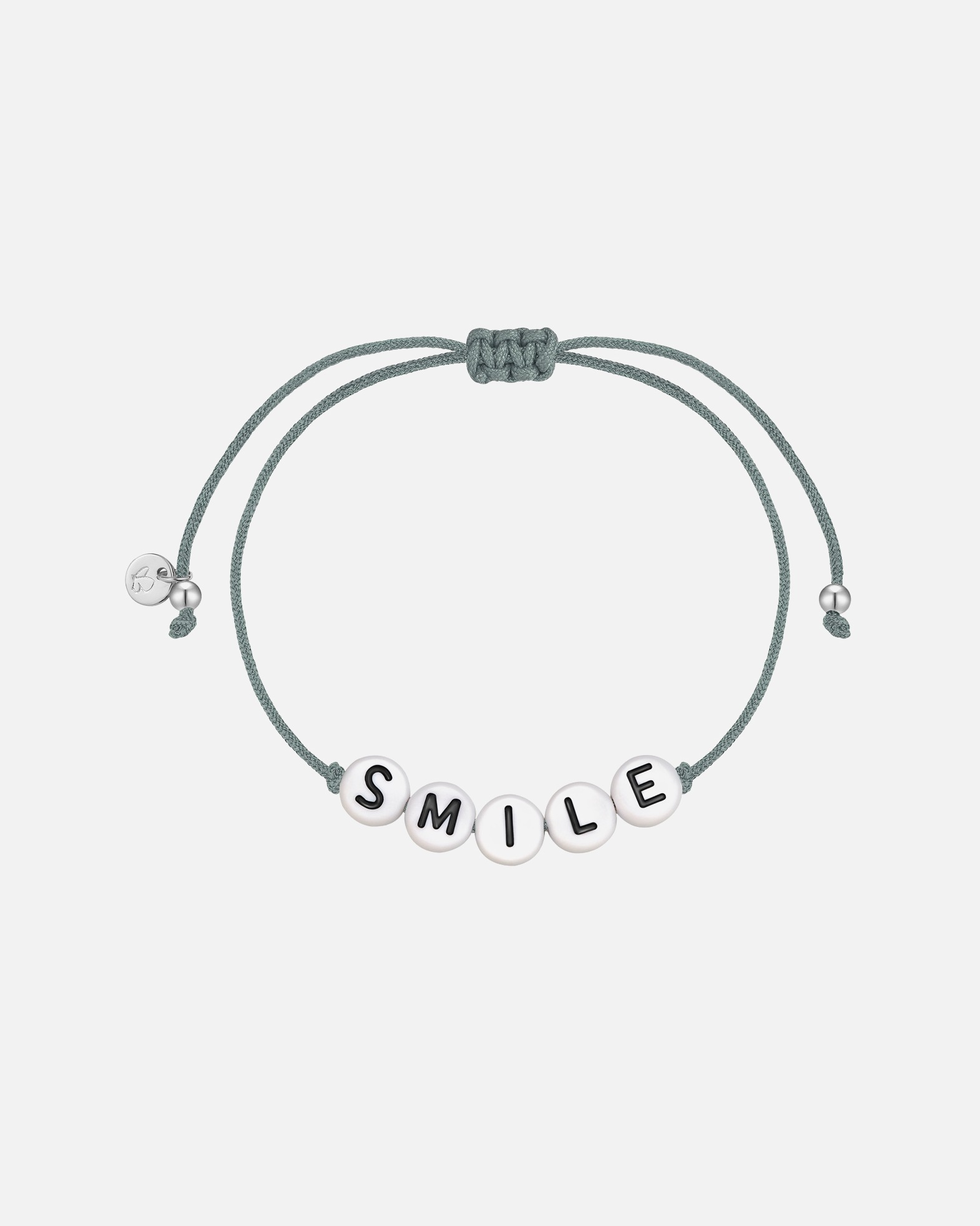 Bracelet pour Femme Bracelet SMILE en argent sterling en argent Réglable 15,0 - 22,0 cm