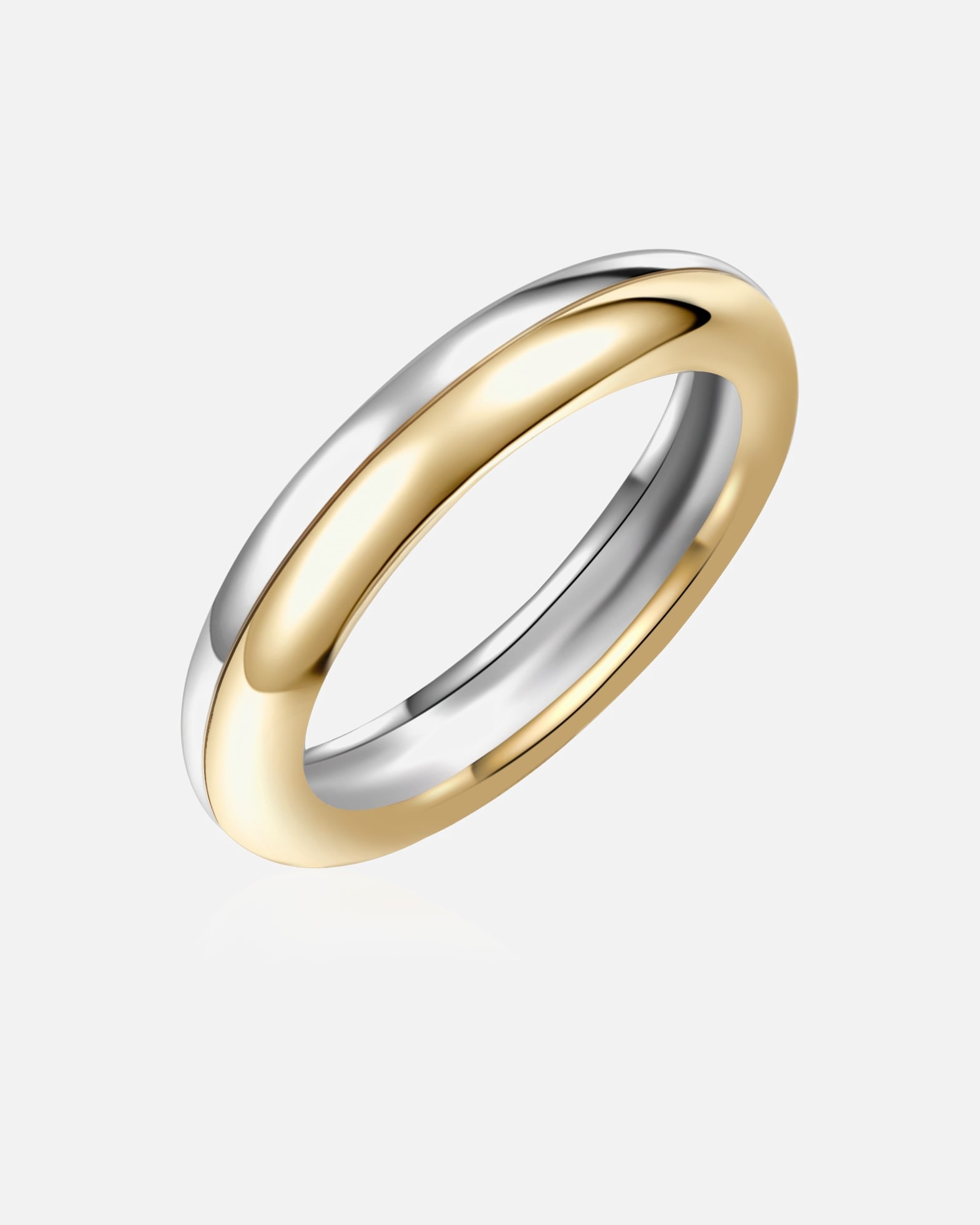 Bague pour Femme Glanzstücke München Bague en argent Argent sterling en Argent/or jaune 50