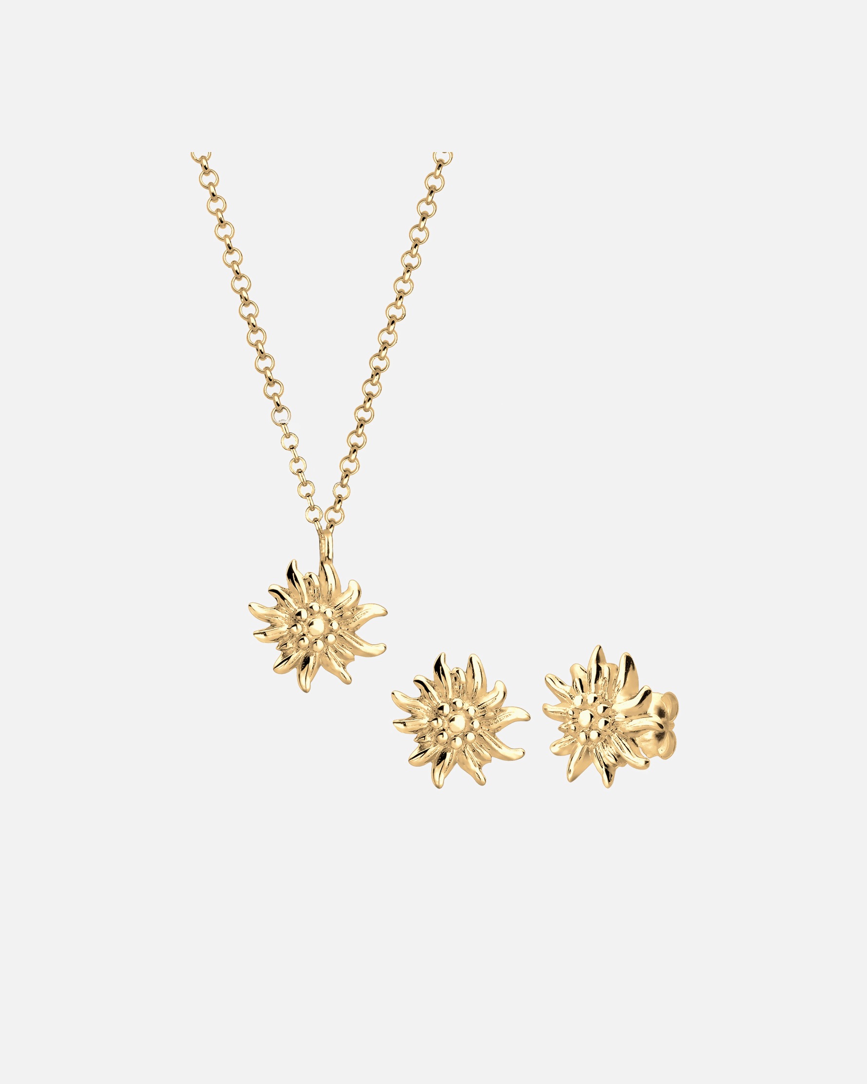 Bijoux pour Femme Elli Édelweiss Argent 925 golfarben