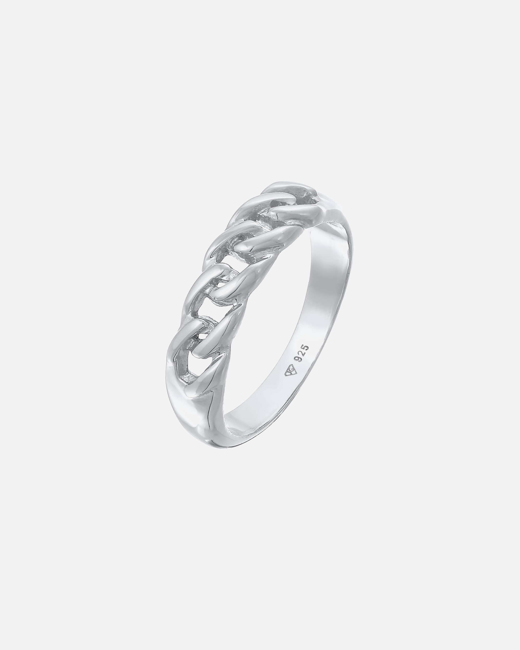 Bague pour Femme Elli Femmes Nœuds Chaînes Design en Argent Sterling 925 56