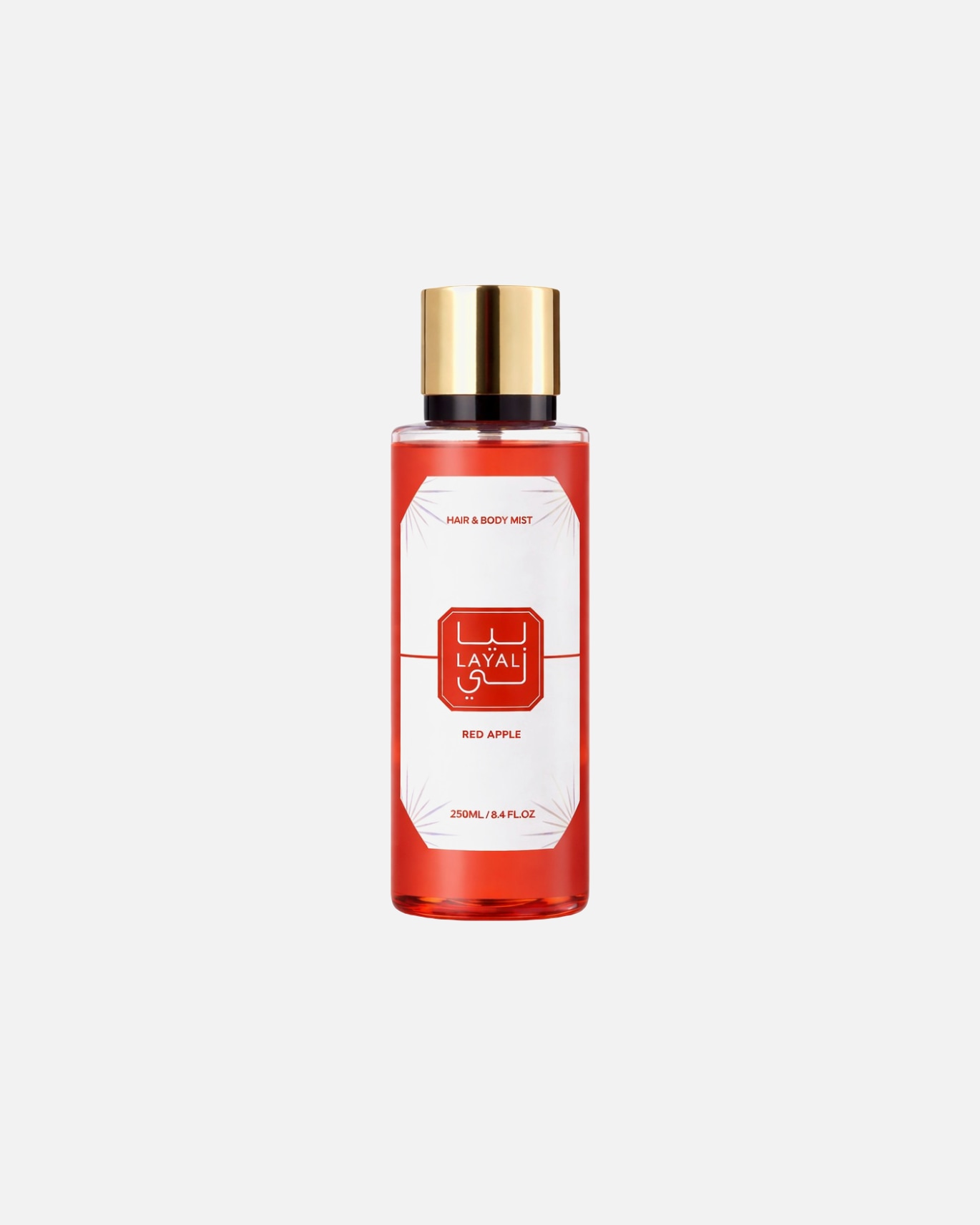 Parfum pour Unisexe Layali Default Brand Line Brume Corps et Cheveux - Red Apple 250 ml