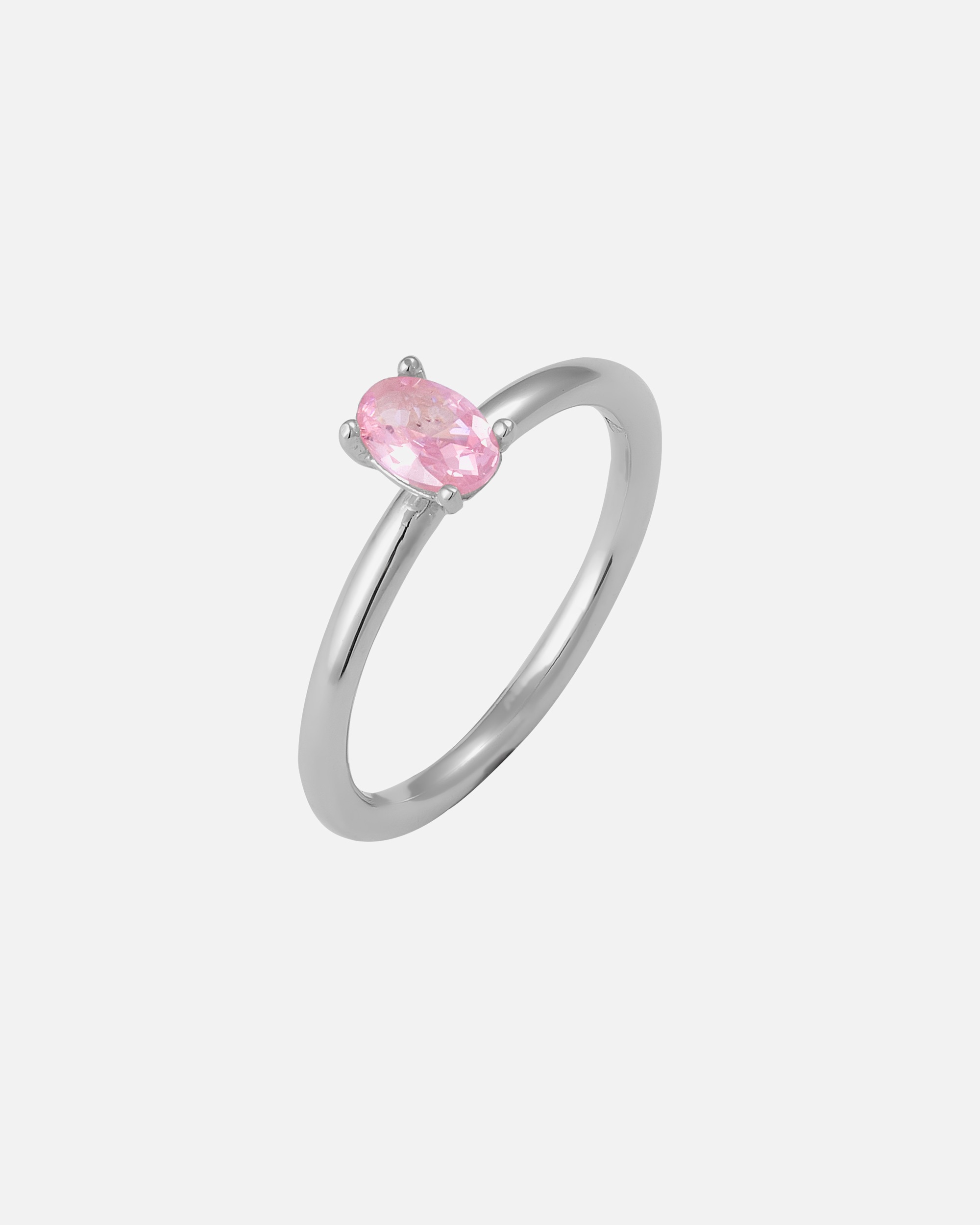 Bague pour Femme Elli Bague ovale Zirconia Blanc 925 Sterling Silver 52