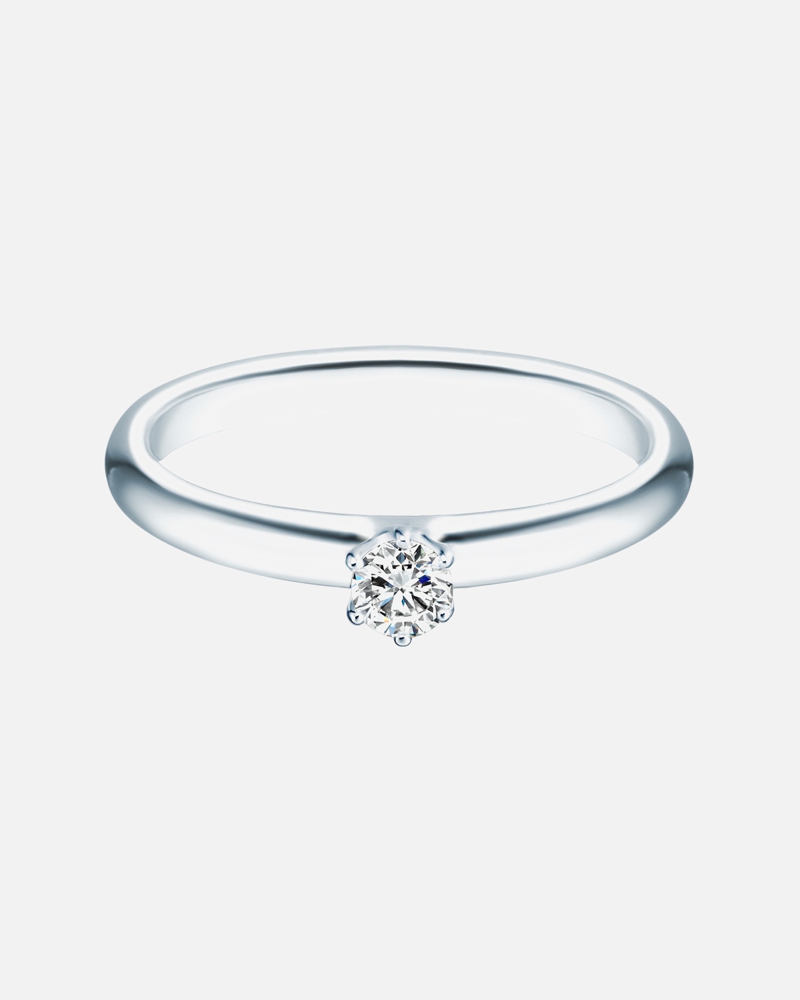 Bague pour Femme Bague en argent Argent sterling Oxyde de zirconium (CZ) en Argent 60