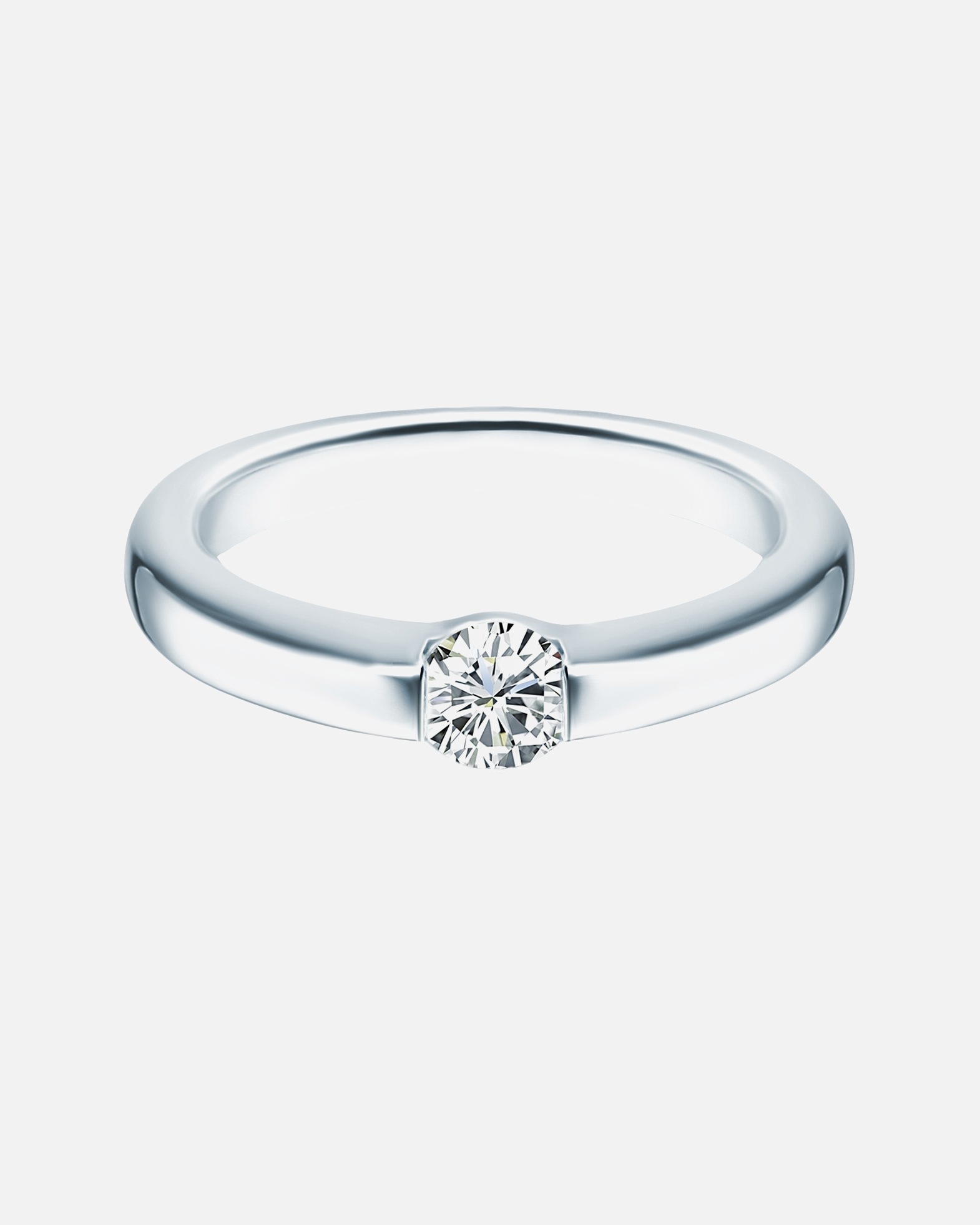 Bague pour Femme Bague en argent Argent sterling Oxyde de zirconium (CZ) en Argent 48
