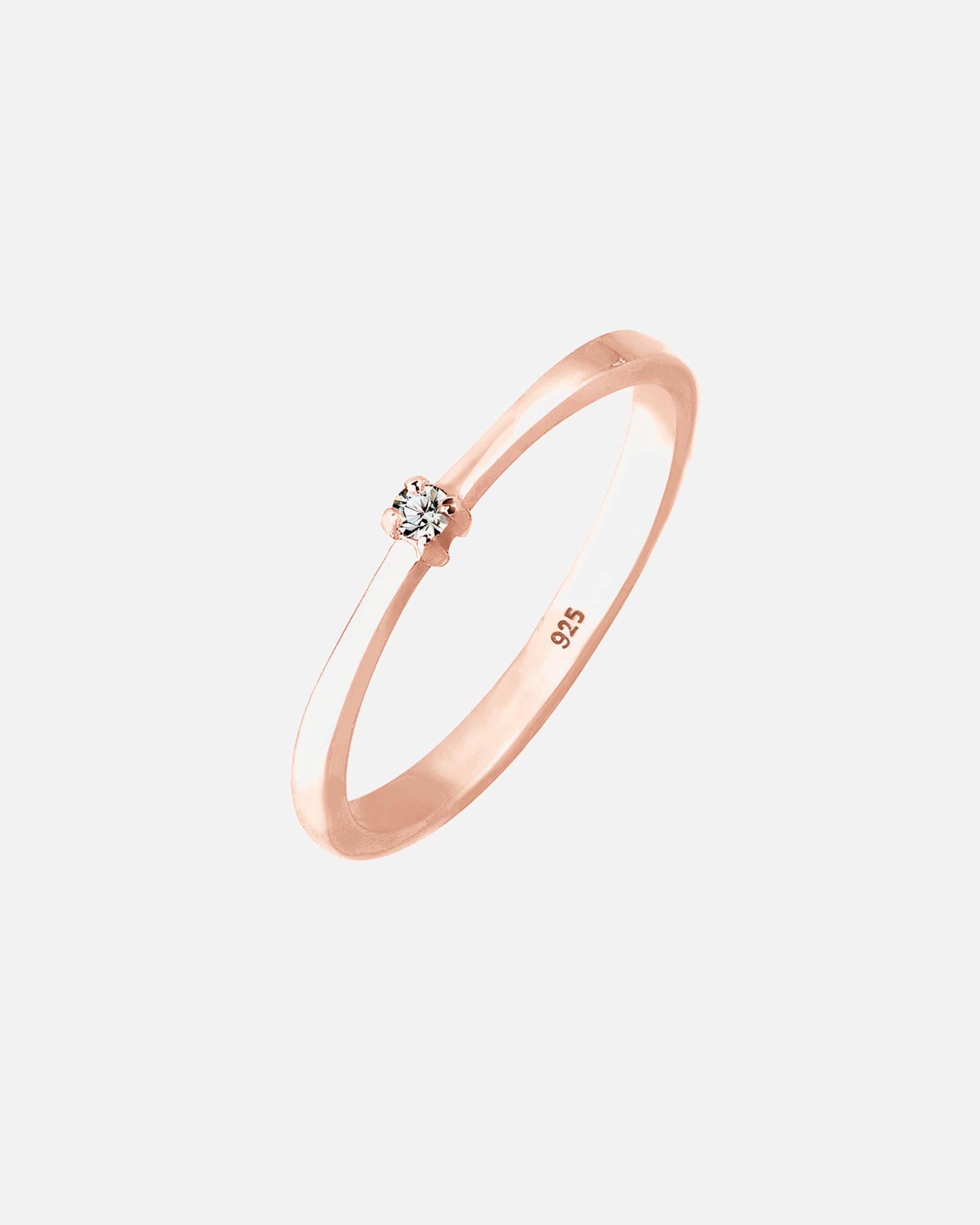 Bague pour Femme Elli Solitaire Classique Cristal 925 Argent 52