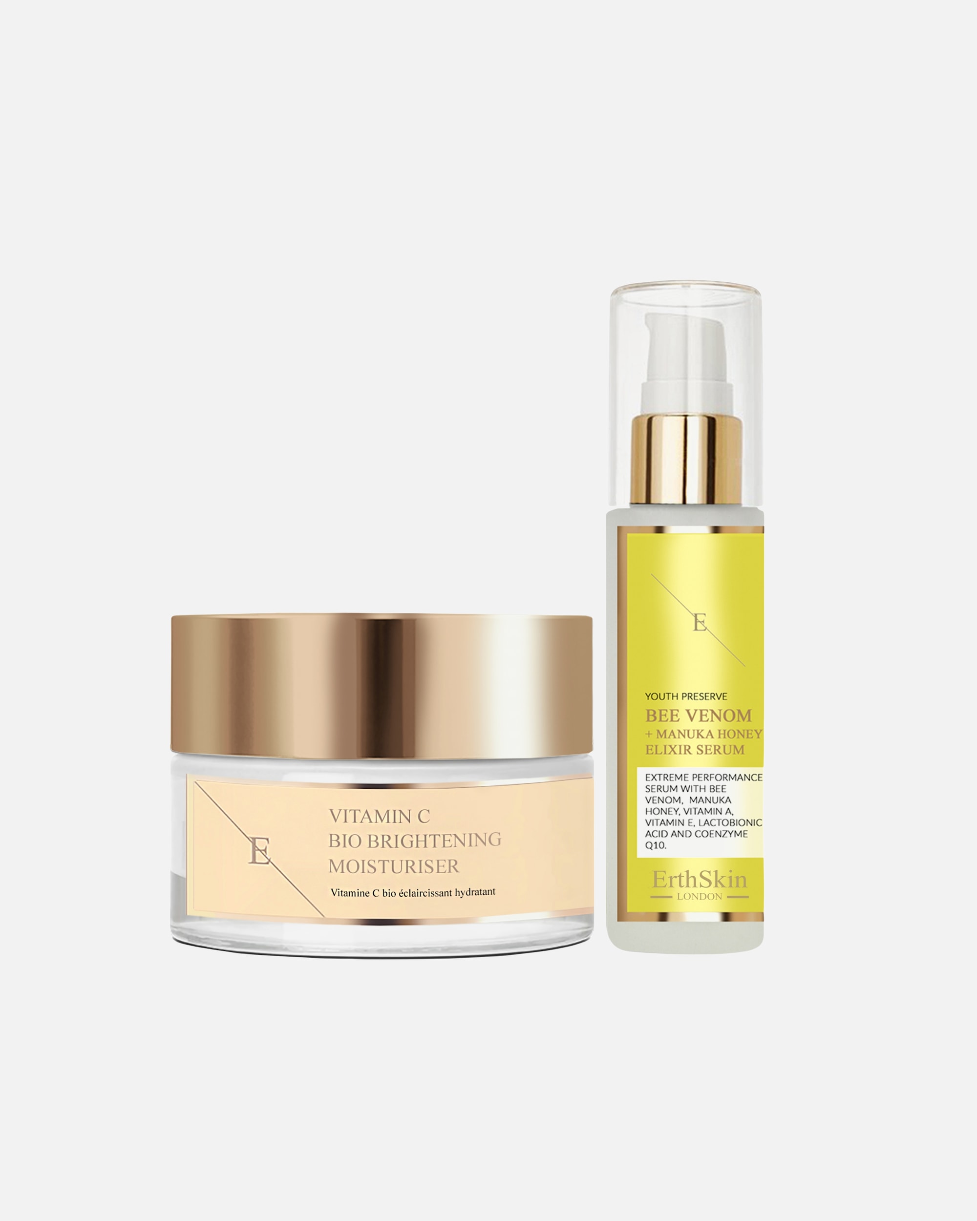 Coffret soin visage pour Femme ErthSkin London Coffret éclaircissant et raffermissant 1 pièce