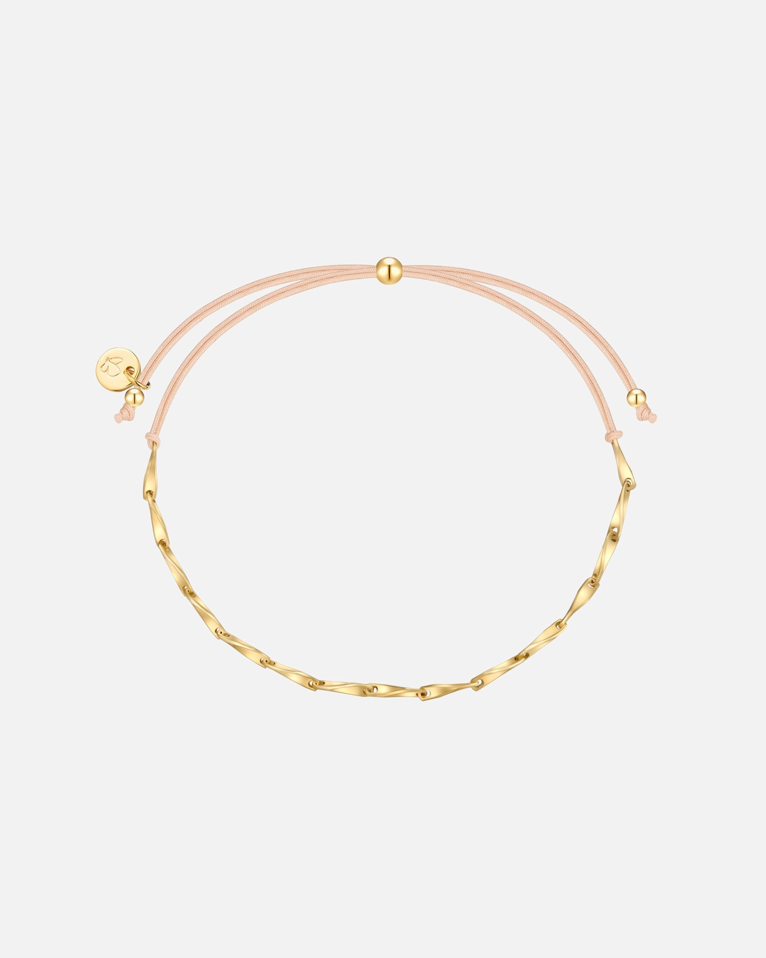 Bracelet pour Femme Glanzstücke München Bracelet en argent sterling en or jaune Réglable 15,0 - 22,0 cm