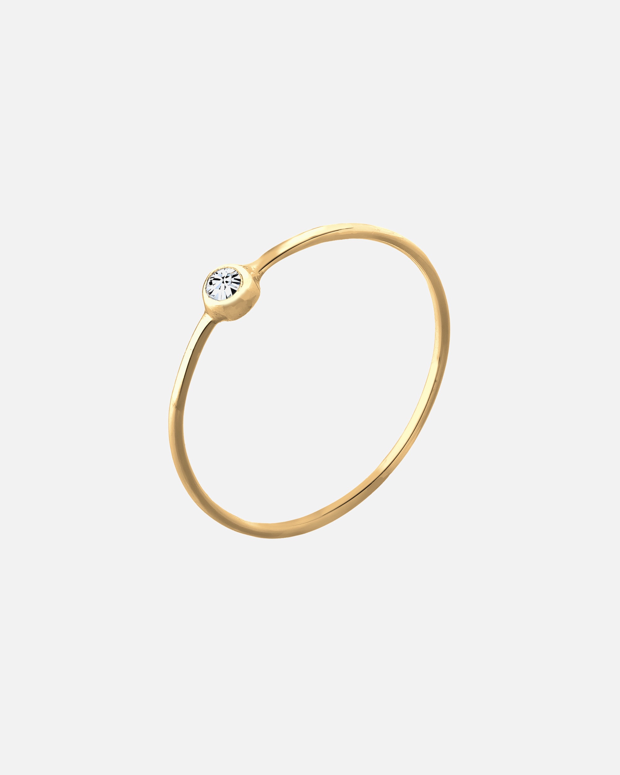 Bague pour Femme Elli Solitaire pile de Cristaux Argent 925 54