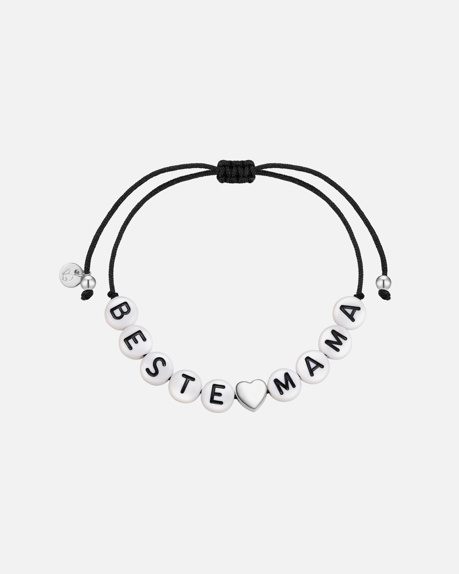 Bracelet pour Femme Bracelet cœur/MEILLEURE MAMAN en argent sterling en argent Réglable 15,0 - 22,0 cm