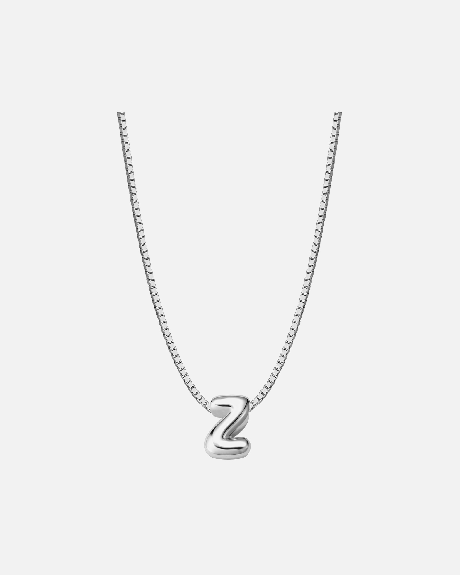 Collier pour Femme Glanzstücke München Collier Lettre Z en Argent Sterling en argent 40,0 cm Basiskette + 5,0 cm Verlängerung