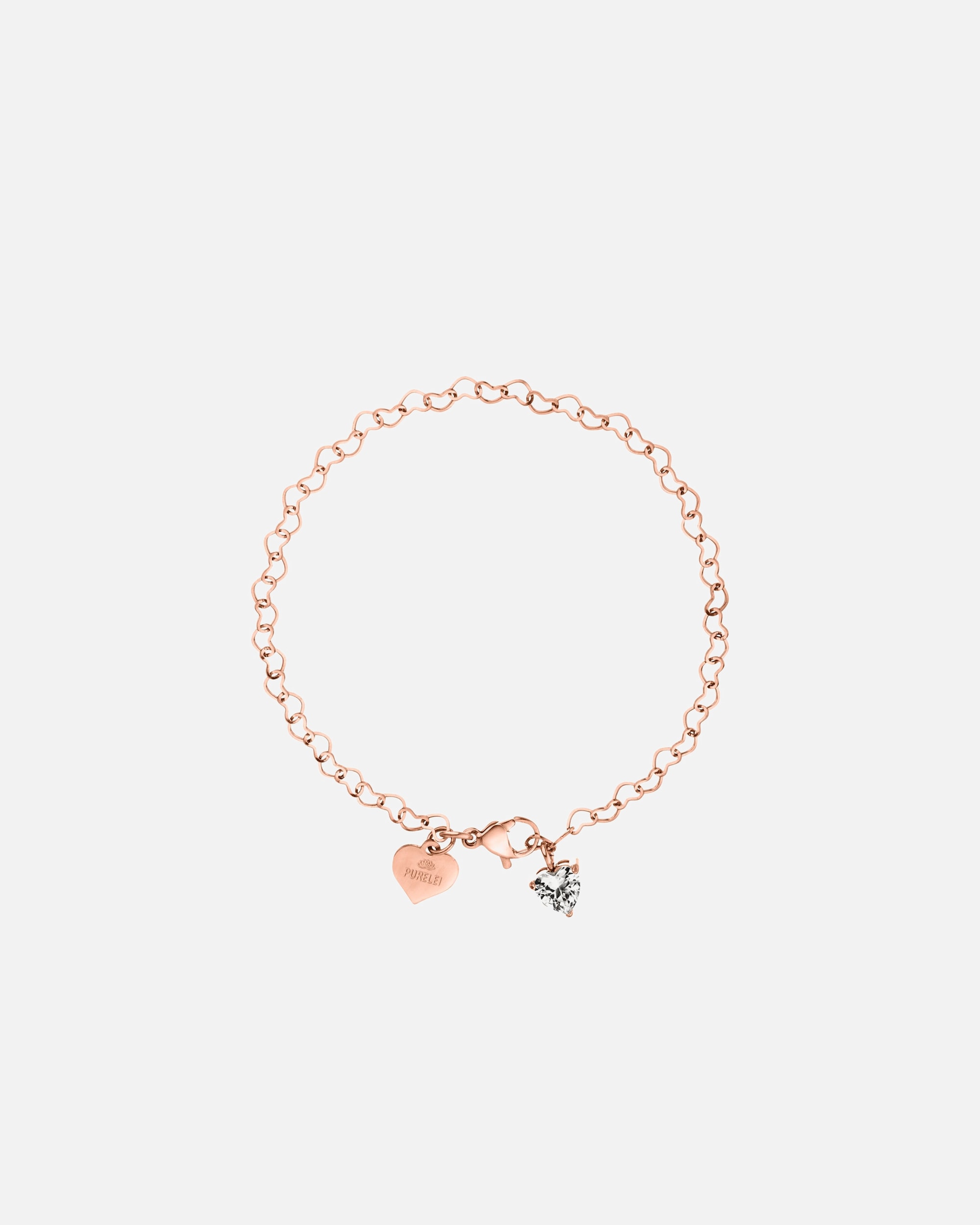 Bracelet pour Femme Purelei Endless Love Bracelet 100% acier inoxydable Or Rose