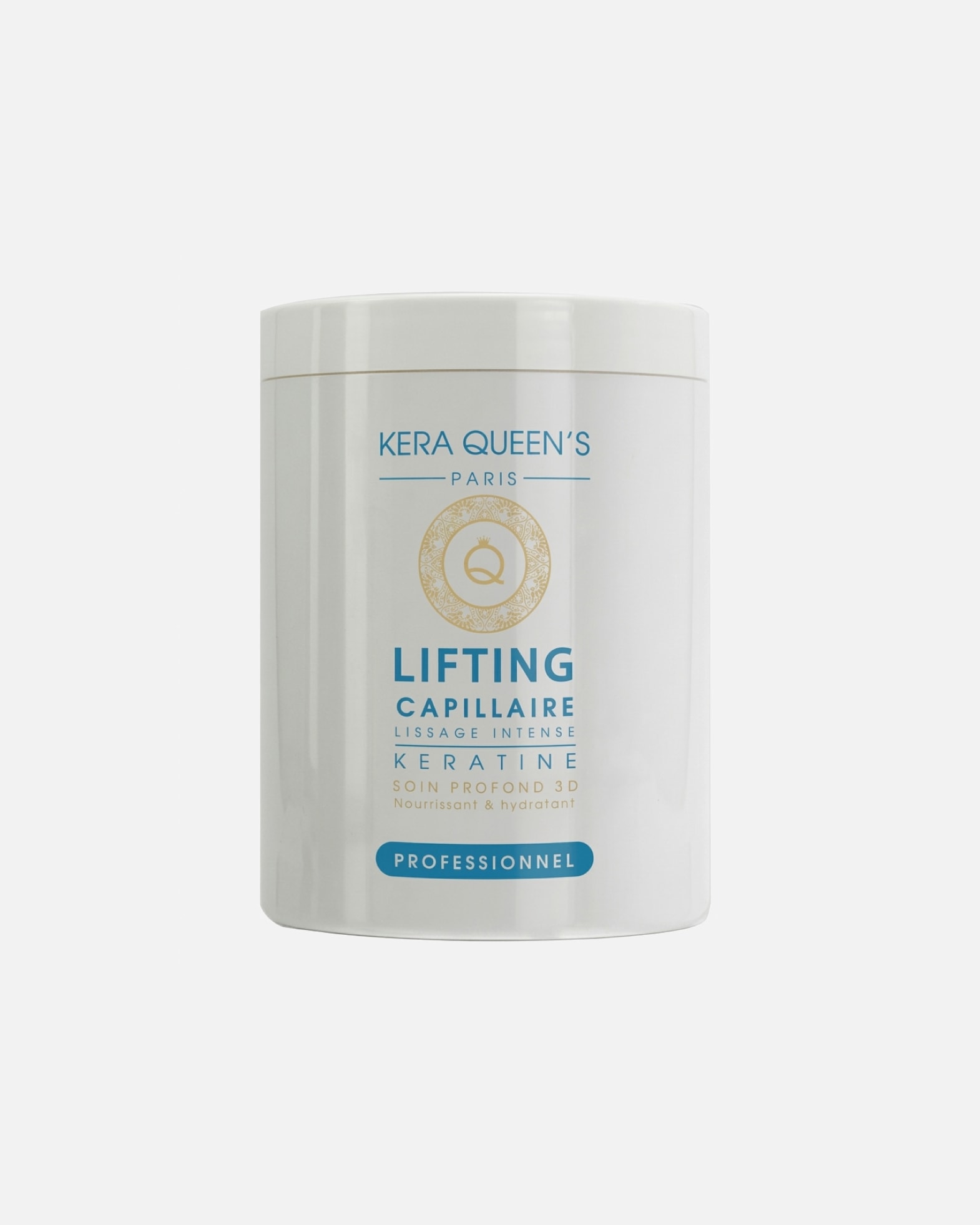 Soin sans rinçage pour Unisexe Kera Queen's Default Brand Line Soin Profond Lifting Capillaire Lissage Intense Lifting Capillaire Lissage Intense - 1000 ml