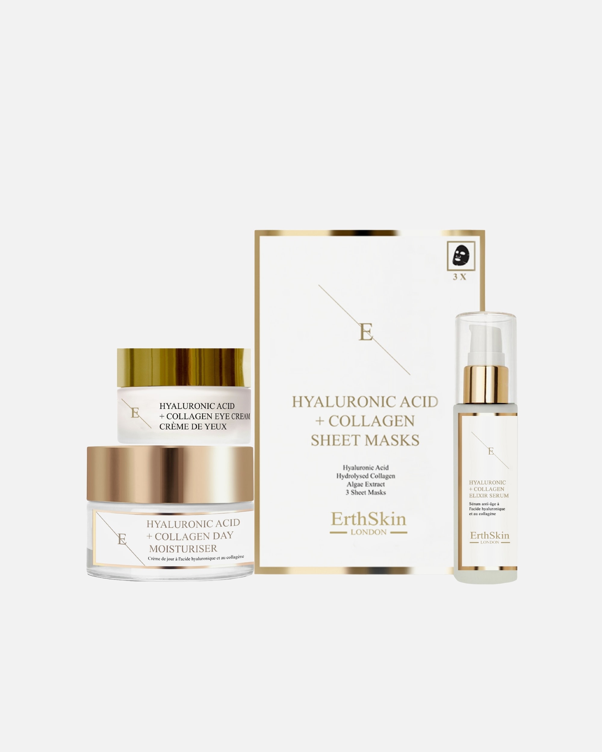 Coffret soin visage pour Femme ErthSkin London Coffret de soins pour les yeux Hydra Pro Age 1 pièce