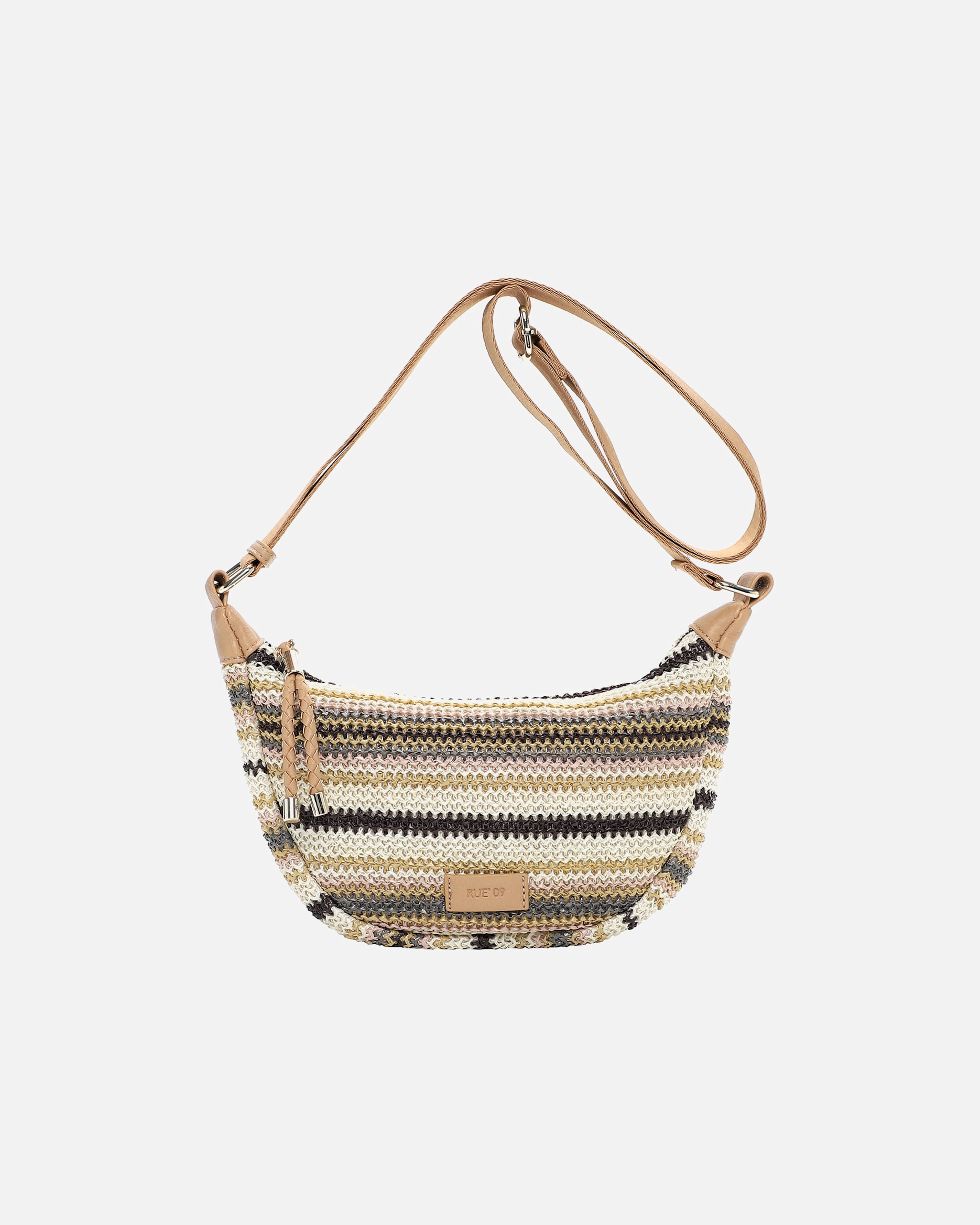 Pochette pour Femme EMILY & NOAH Sac À Bandoulière E&N Bayonne RUE 09 Beige