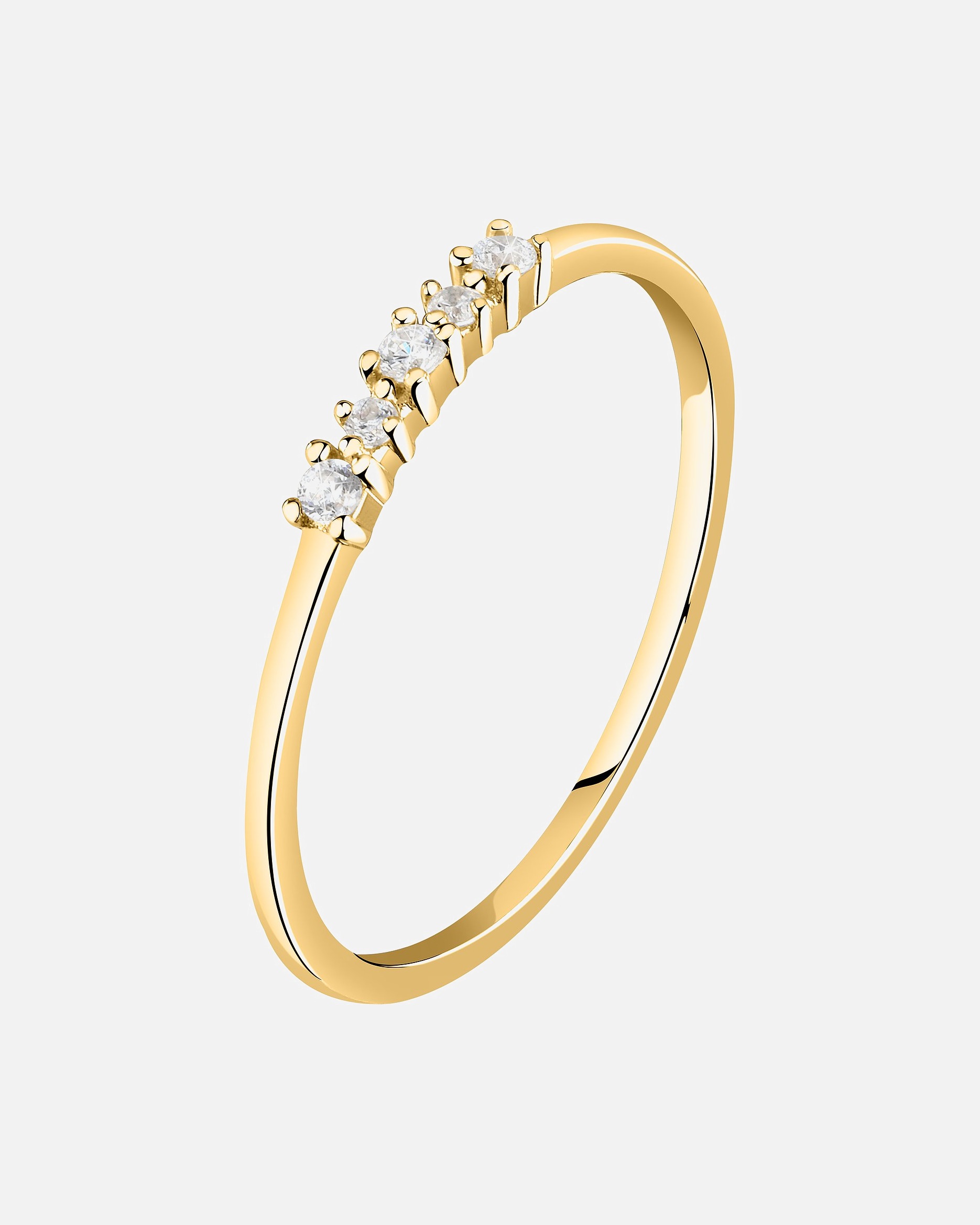 Bague pour Femme Live Diamond Bagues or jaune 56