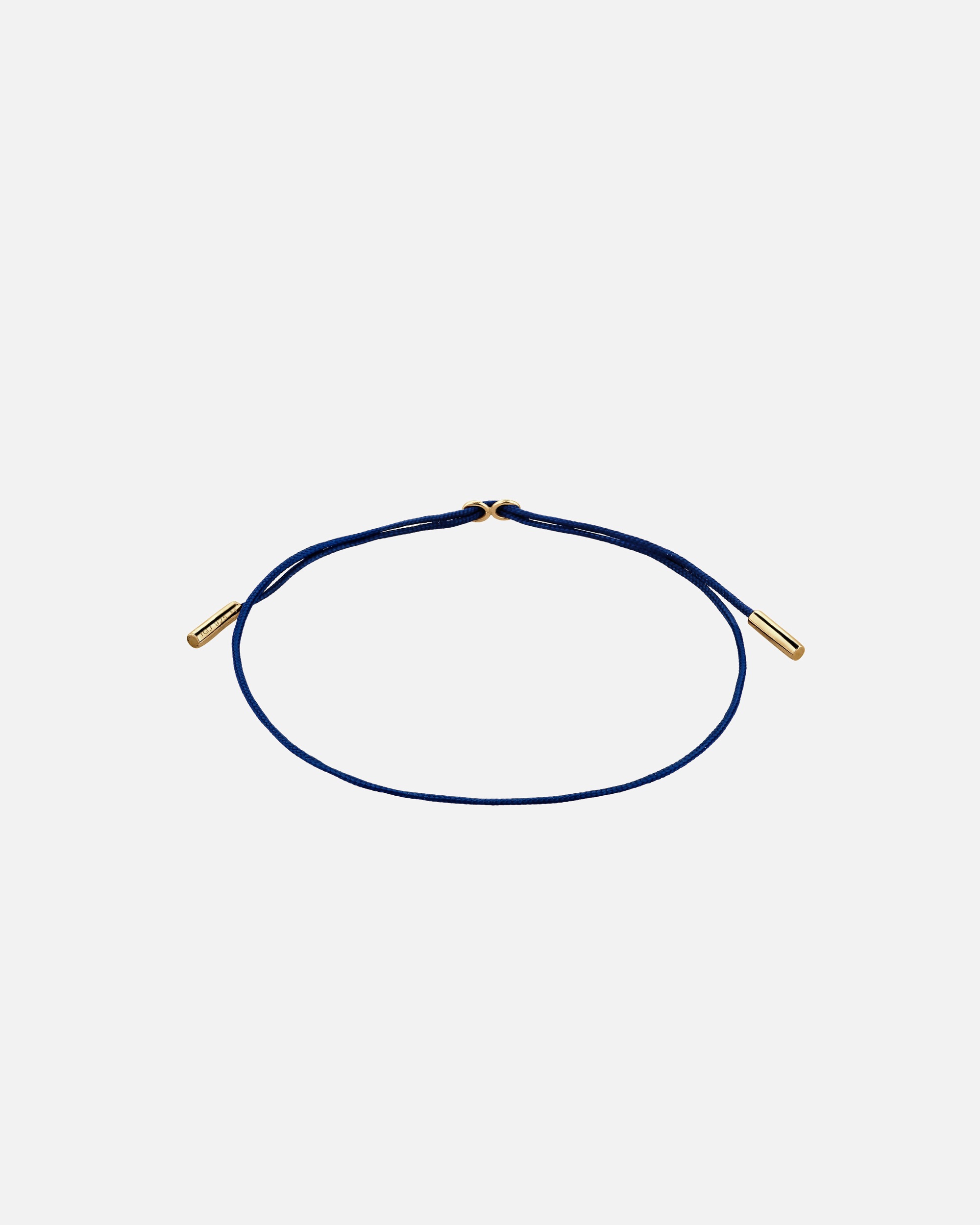 Bracelet pour Femme Elli Bracelet sans pierre Chaîne en nylon 925 Sterling Silver goldfarben