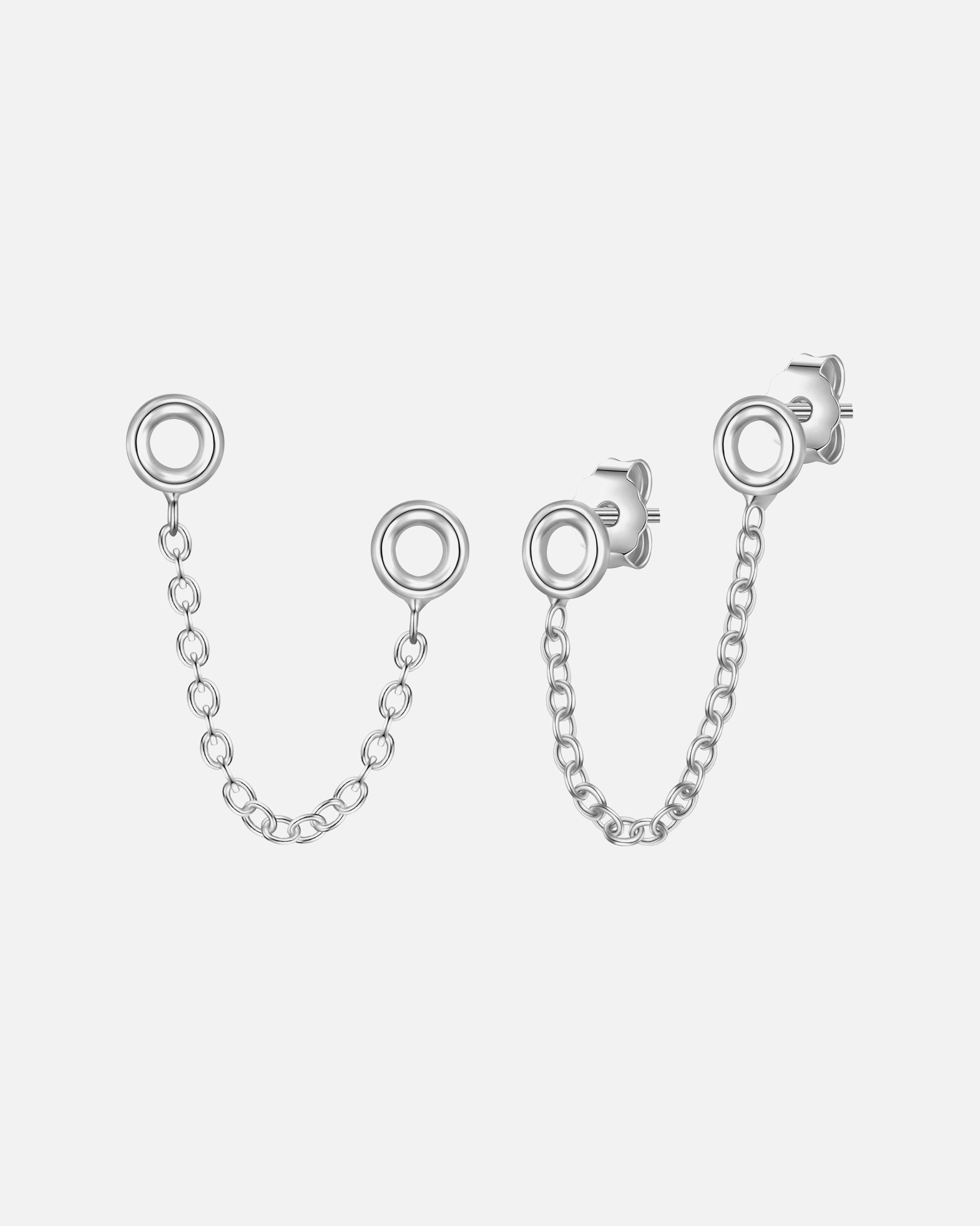 Boucles d'oreilles pour Femme Glanzstücke München Boucles d´oreilles en Argent sterling en Argent 3,8 mm