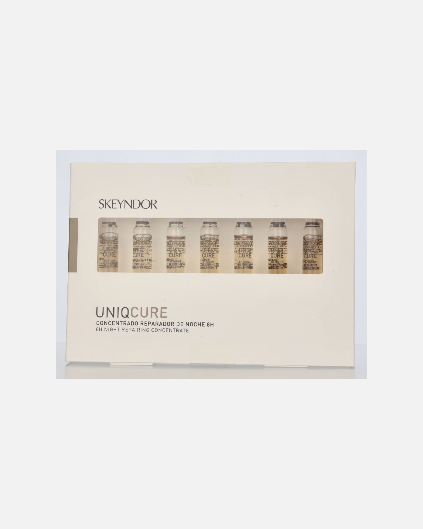 Sérum anti-âge pour Unisexe Skeyndor Uniqcure 8h Night Repairing Concentrate Set 14 ml